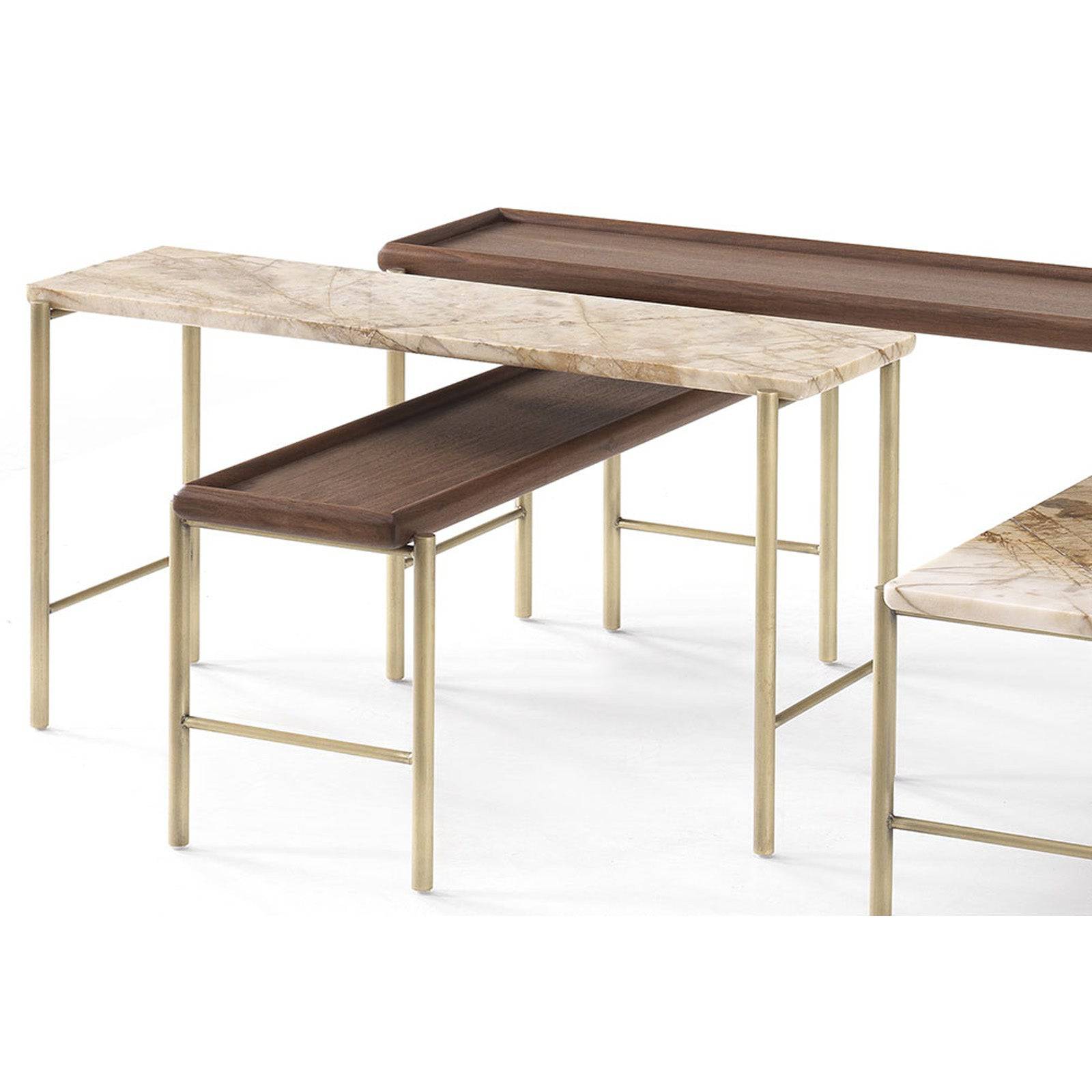 Prizma Center Table With Marble And Wood Top Prizma-Center -  Coffee Tables - ebarza Furniture UAE | Shop Modern Furniture in Abu Dhabi & Dubai - مفروشات ايبازرا في الامارات | تسوق اثاث عصري وديكورات مميزة في دبي وابوظبي