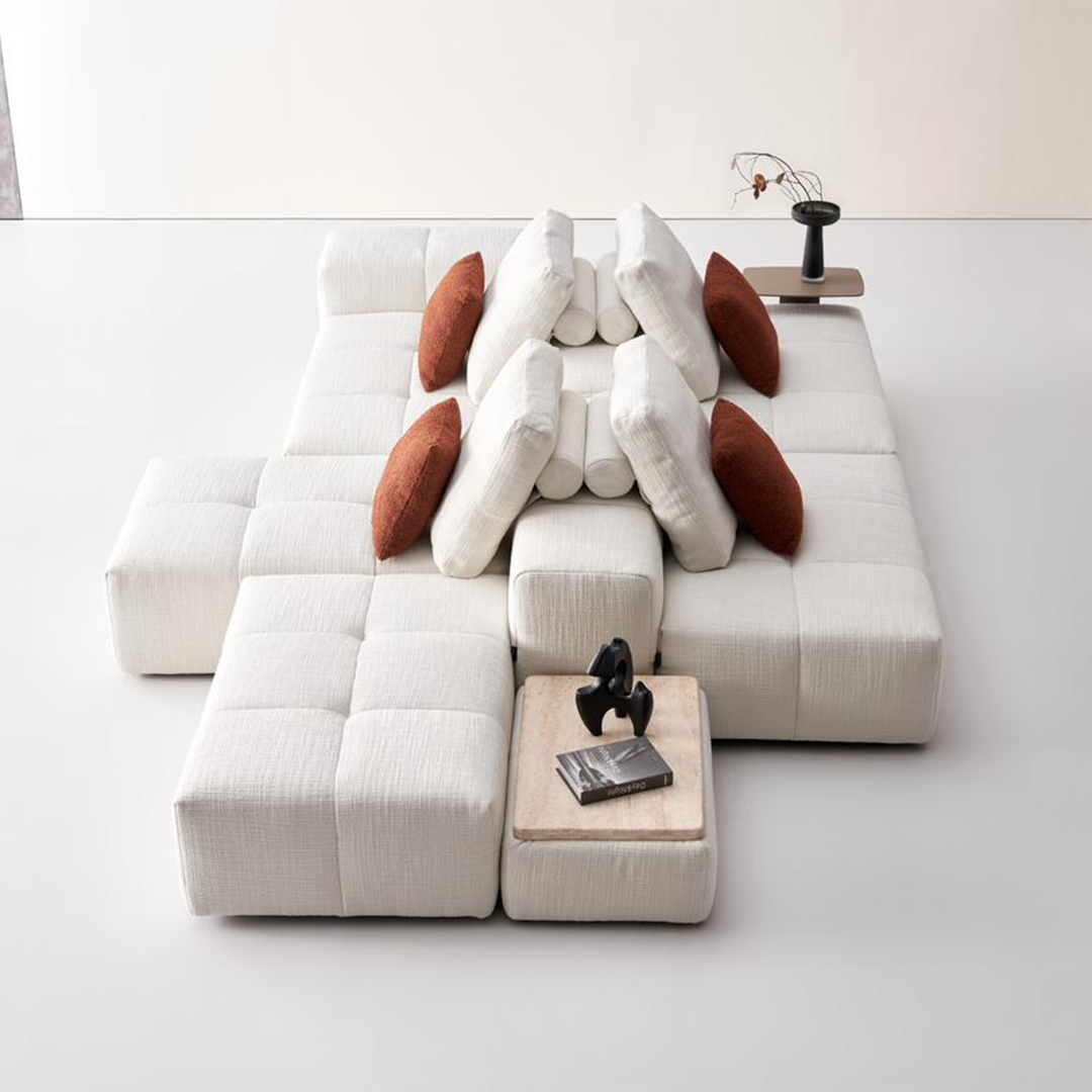 Puzzle Modular Stone Small Side Table - SF080ST-F - Sofas - ebarza Furniture UAE | Shop Modern Furniture in Abu Dhabi & Dubai - مفروشات ايبازرا في الامارات | تسوق اثاث عصري وديكورات مميزة في دبي وابوظبي