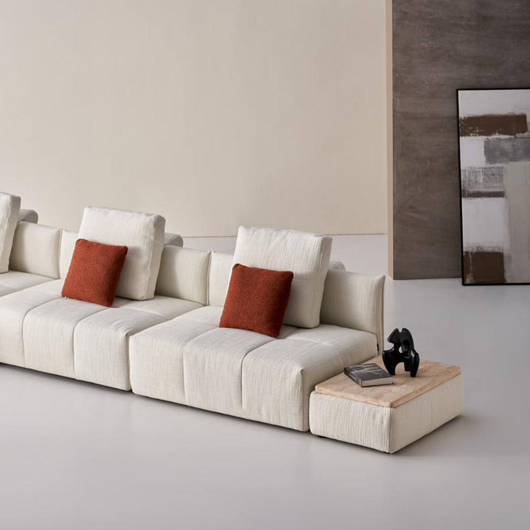 Puzzle Modular Stone Small Side Table - SF080ST-F - Sofas - ebarza Furniture UAE | Shop Modern Furniture in Abu Dhabi & Dubai - مفروشات ايبازرا في الامارات | تسوق اثاث عصري وديكورات مميزة في دبي وابوظبي