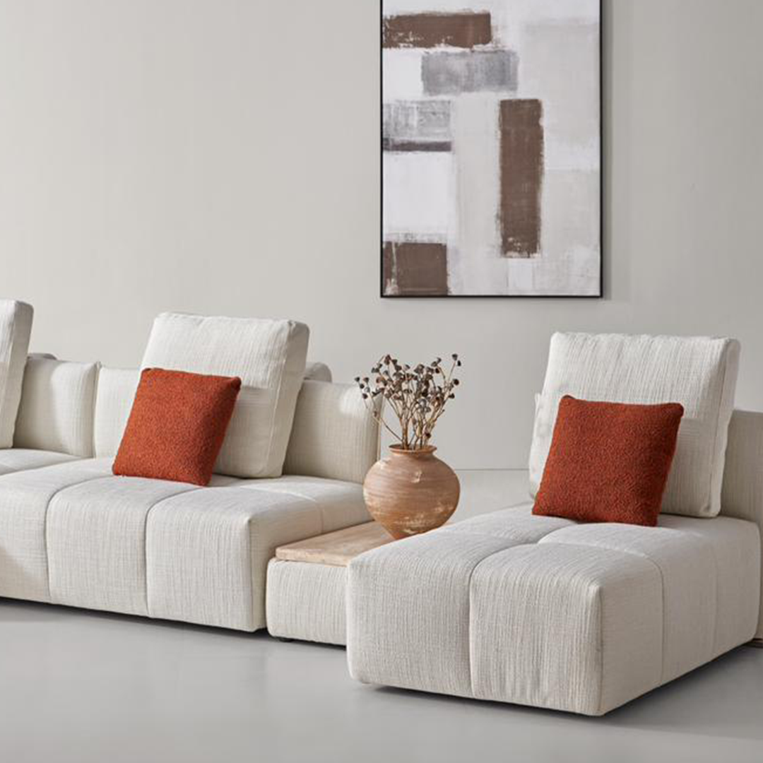 Puzzle Modular Stone Small Side Table - SF080ST-F - Sofas - ebarza Furniture UAE | Shop Modern Furniture in Abu Dhabi & Dubai - مفروشات ايبازرا في الامارات | تسوق اثاث عصري وديكورات مميزة في دبي وابوظبي