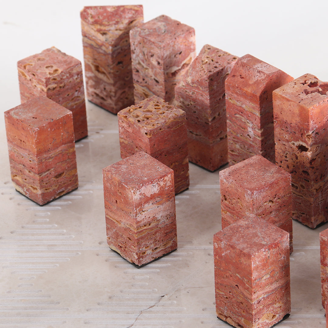 Red Ochre Chessboard KG3003 - Home Decor Figurines - ebarza Furniture UAE | Shop Modern Furniture in Abu Dhabi & Dubai - مفروشات ايبازرا في الامارات | تسوق اثاث عصري وديكورات مميزة في دبي وابوظبي