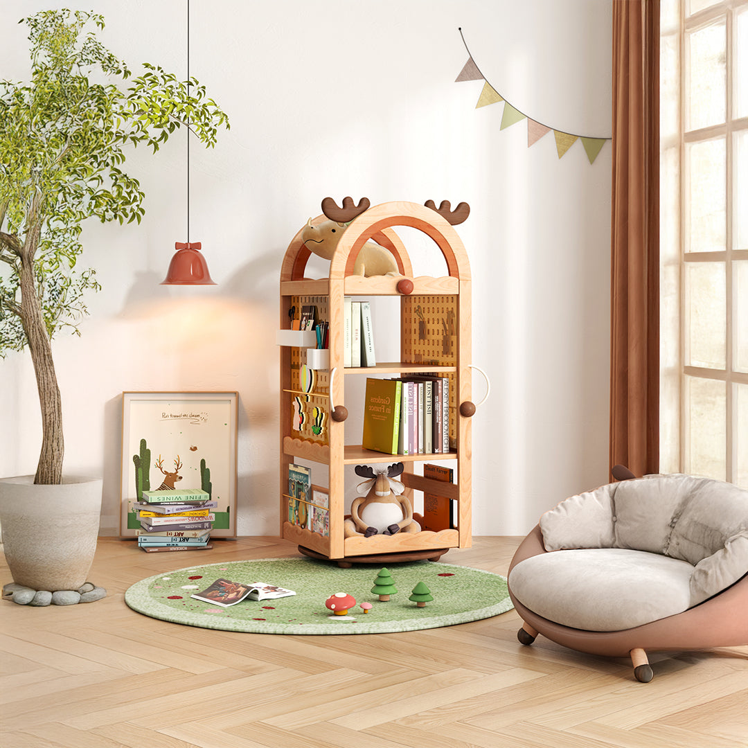 Pre-order 25 Days Delivery Reindeer Kid's book case E2304G - Kids Shelves - ebarza Furniture UAE | Shop Modern Furniture in Abu Dhabi & Dubai - مفروشات ايبازرا في الامارات | تسوق اثاث عصري وديكورات مميزة في دبي وابوظبي