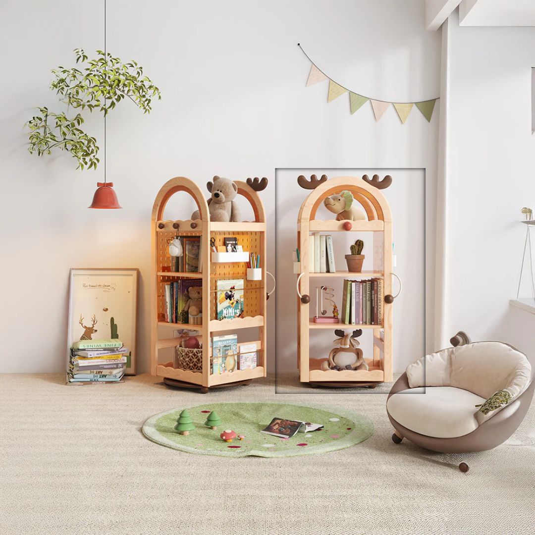 Pre-order 25 Days Delivery Reindeer Kid's book case E2304G - Kids Shelves - ebarza Furniture UAE | Shop Modern Furniture in Abu Dhabi & Dubai - مفروشات ايبازرا في الامارات | تسوق اثاث عصري وديكورات مميزة في دبي وابوظبي