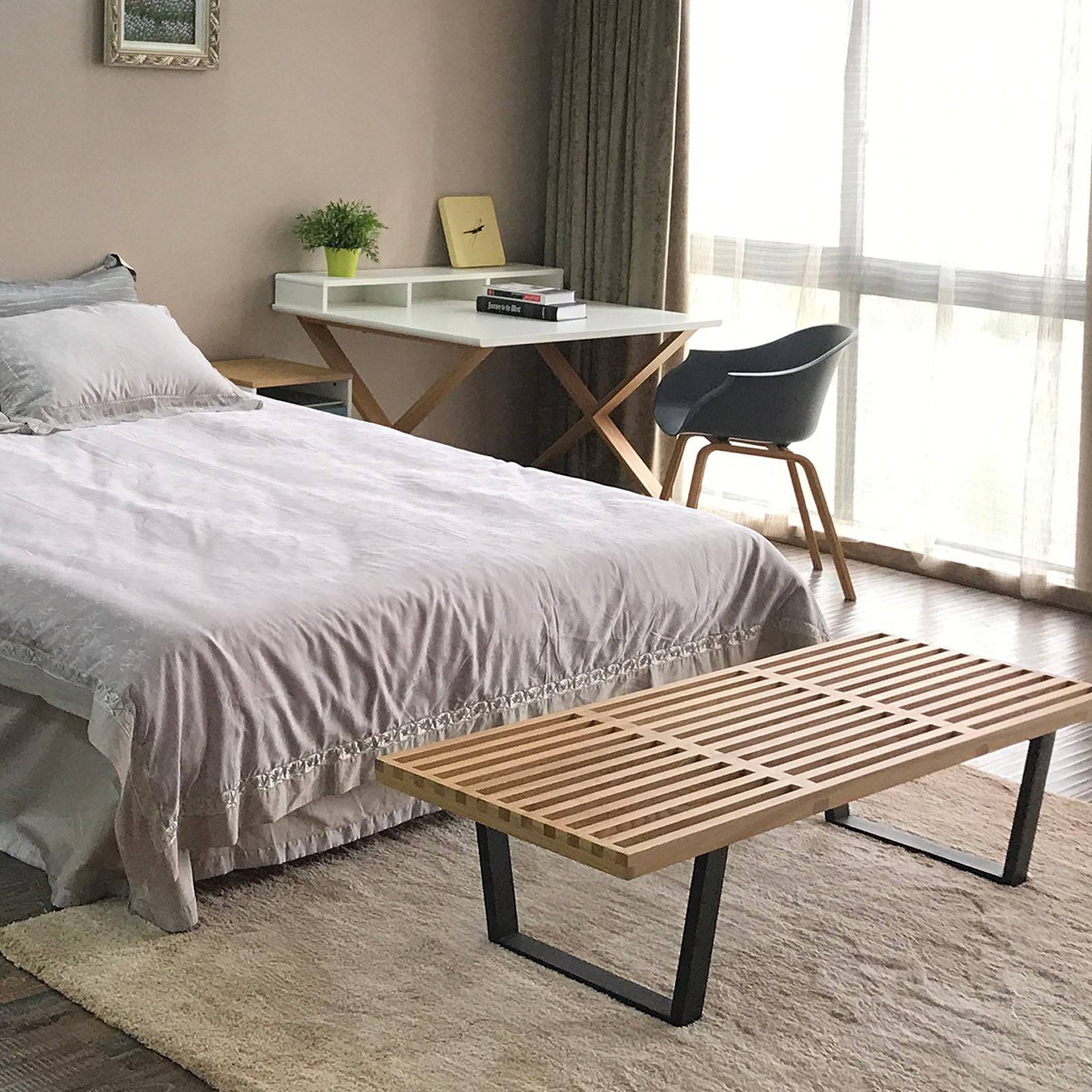 Retro Office Desk Ll-042 - Office Desks - ebarza Furniture UAE | Shop Modern Furniture in Abu Dhabi & Dubai - مفروشات ايبازرا في الامارات | تسوق اثاث عصري وديكورات مميزة في دبي وابوظبي