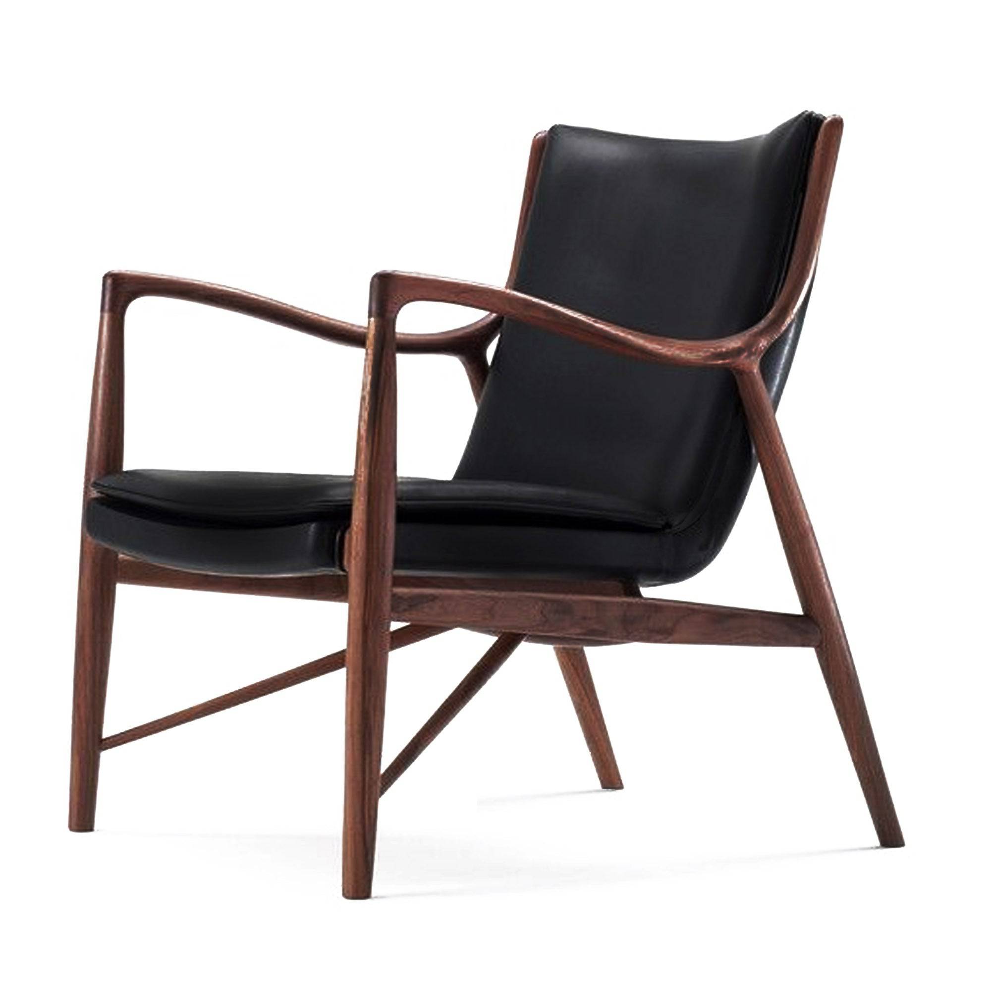 Retro Solid Wood Lounge Chair Smy15012 - Lounge Chairs - ebarza Furniture UAE | Shop Modern Furniture in Abu Dhabi & Dubai - مفروشات ايبازرا في الامارات | تسوق اثاث عصري وديكورات مميزة في دبي وابوظبي