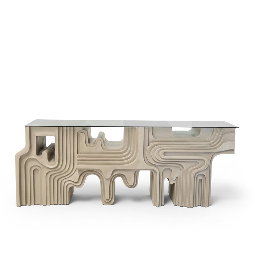 Rhapsody Console Table PC-4009-01 - Cream - Consoles - ebarza Furniture UAE | Shop Modern Furniture in Abu Dhabi & Dubai - مفروشات ايبازرا في الامارات | تسوق اثاث عصري وديكورات مميزة في دبي وابوظبي