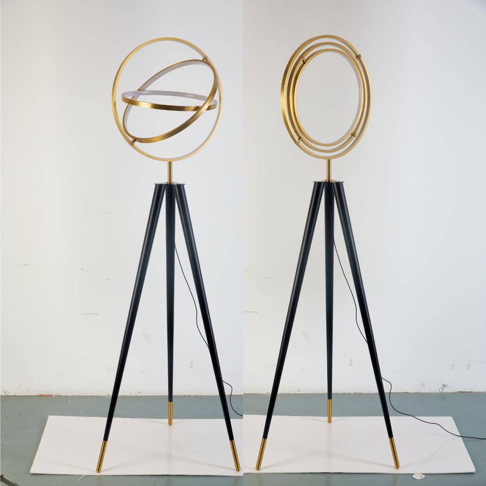 Rings Floor Lamp Cy-Ltd-1003 - Floor Lamps - ebarza Furniture UAE | Shop Modern Furniture in Abu Dhabi & Dubai - مفروشات ايبازرا في الامارات | تسوق اثاث عصري وديكورات مميزة في دبي وابوظبي