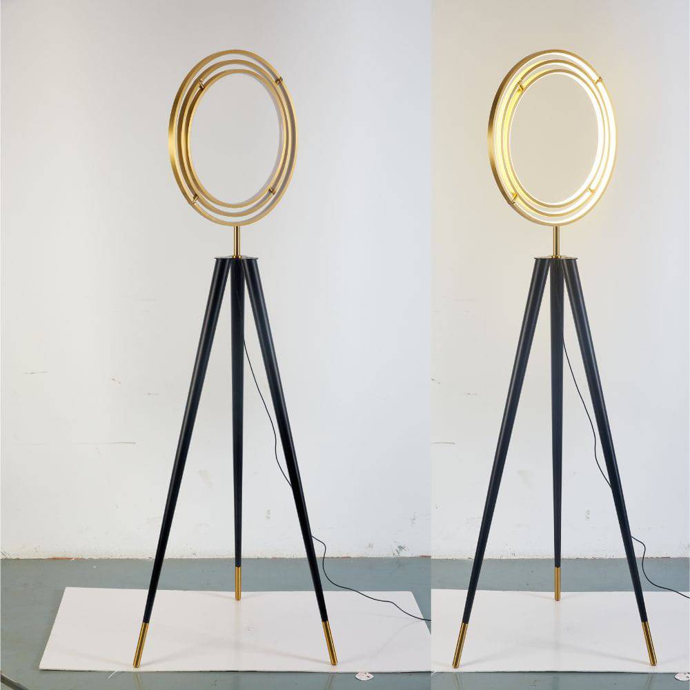 Rings Floor Lamp Cy-Ltd-1003 - Floor Lamps - ebarza Furniture UAE | Shop Modern Furniture in Abu Dhabi & Dubai - مفروشات ايبازرا في الامارات | تسوق اثاث عصري وديكورات مميزة في دبي وابوظبي