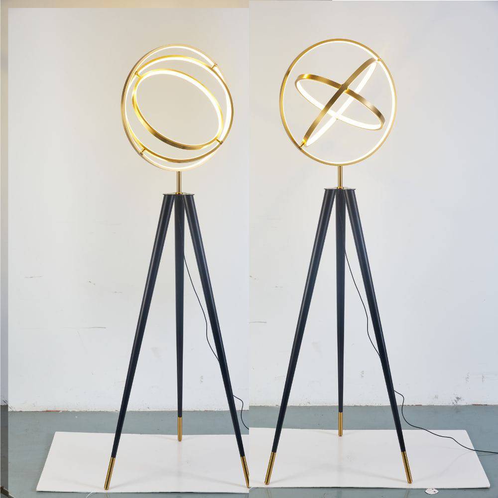 Rings Floor Lamp Cy-Ltd-1003 - Floor Lamps - ebarza Furniture UAE | Shop Modern Furniture in Abu Dhabi & Dubai - مفروشات ايبازرا في الامارات | تسوق اثاث عصري وديكورات مميزة في دبي وابوظبي