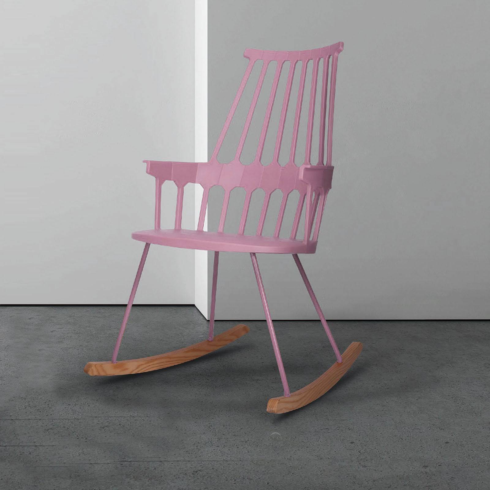 Rocking Chair Pc-128R-P -  Chairs - ebarza Furniture UAE | Shop Modern Furniture in Abu Dhabi & Dubai - مفروشات ايبازرا في الامارات | تسوق اثاث عصري وديكورات مميزة في دبي وابوظبي