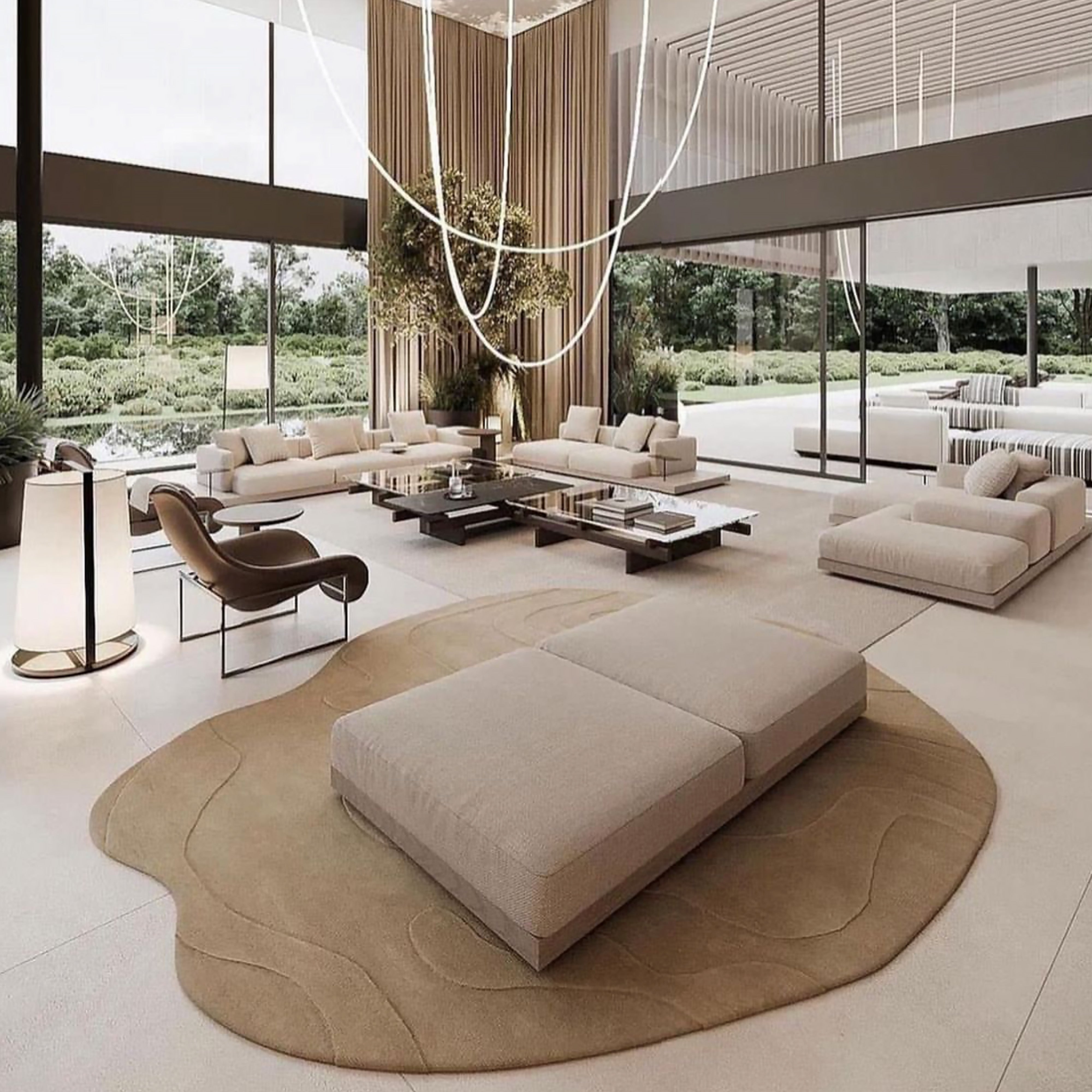 230X160 Cm WOOL DARK BEIGE Rug JH-22726 - Rugs - ebarza Furniture UAE | Shop Modern Furniture in Abu Dhabi & Dubai - مفروشات ايبازرا في الامارات | تسوق اثاث عصري وديكورات مميزة في دبي وابوظبي