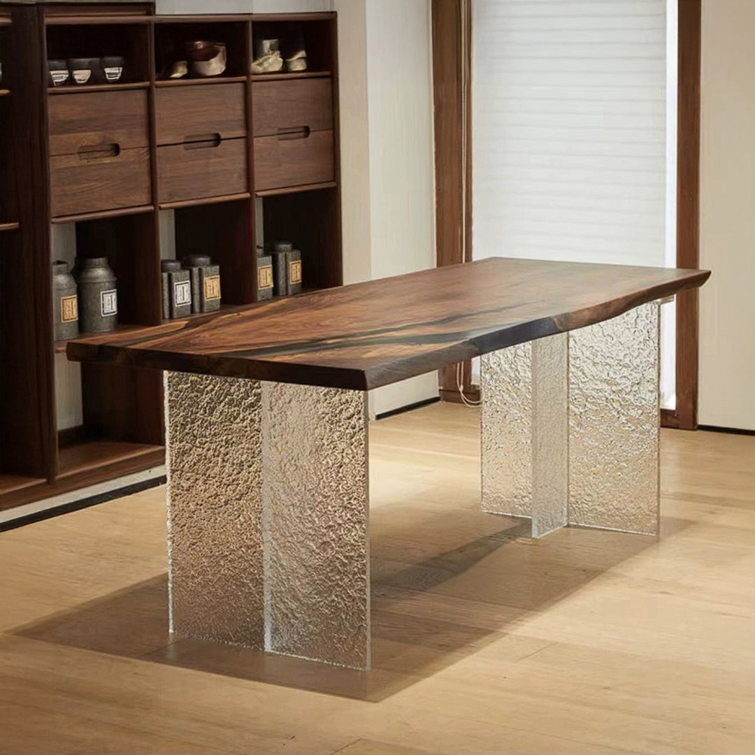 Set of 2 Acrylic T-Style Table Legs Transparent - Table bases - ebarza Furniture UAE | Shop Modern Furniture in Abu Dhabi & Dubai - مفروشات ايبازرا في الامارات | تسوق اثاث عصري وديكورات مميزة في دبي وابوظبي