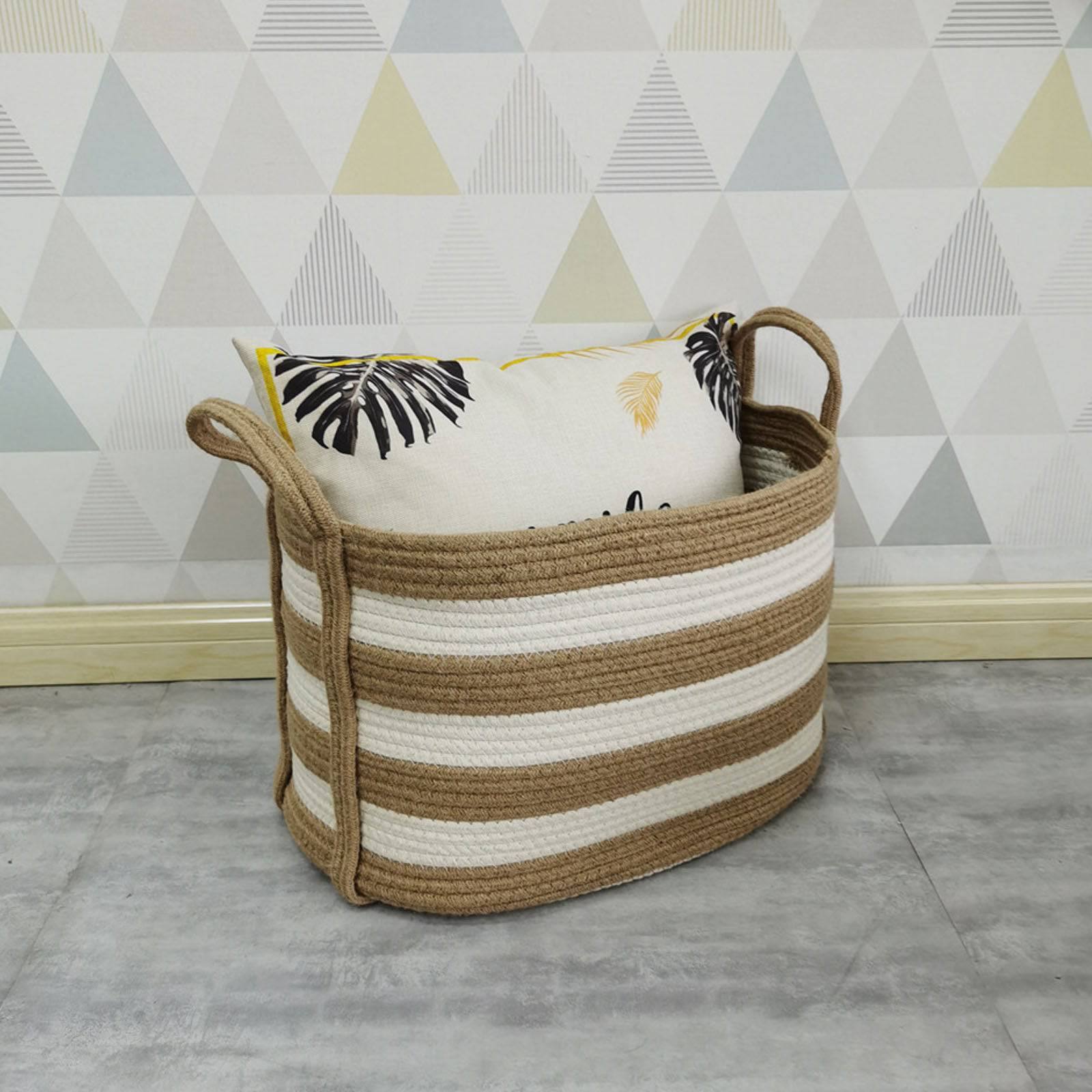 Set Of 3 Baskets 190410-010 - Baskets - ebarza Furniture UAE | Shop Modern Furniture in Abu Dhabi & Dubai - مفروشات ايبازرا في الامارات | تسوق اثاث عصري وديكورات مميزة في دبي وابوظبي