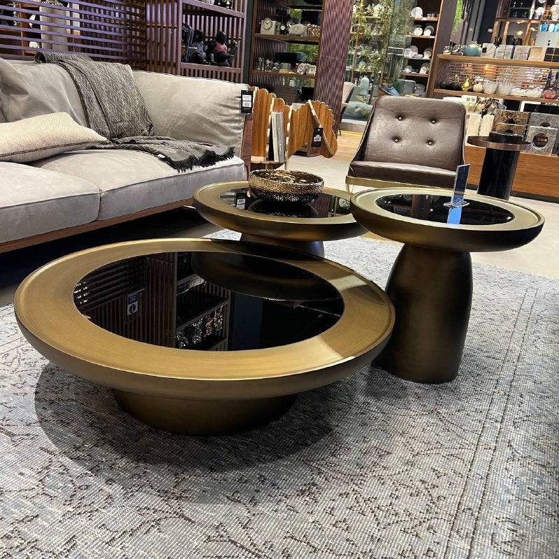 As Is - Set Of 3 Boss Brass Coffee Table Bsbr-Hw50 - DISPLAY ITEM - ebarza Furniture UAE | Shop Modern Furniture in Abu Dhabi & Dubai - مفروشات ايبازرا في الامارات | تسوق اثاث عصري وديكورات مميزة في دبي وابوظبي