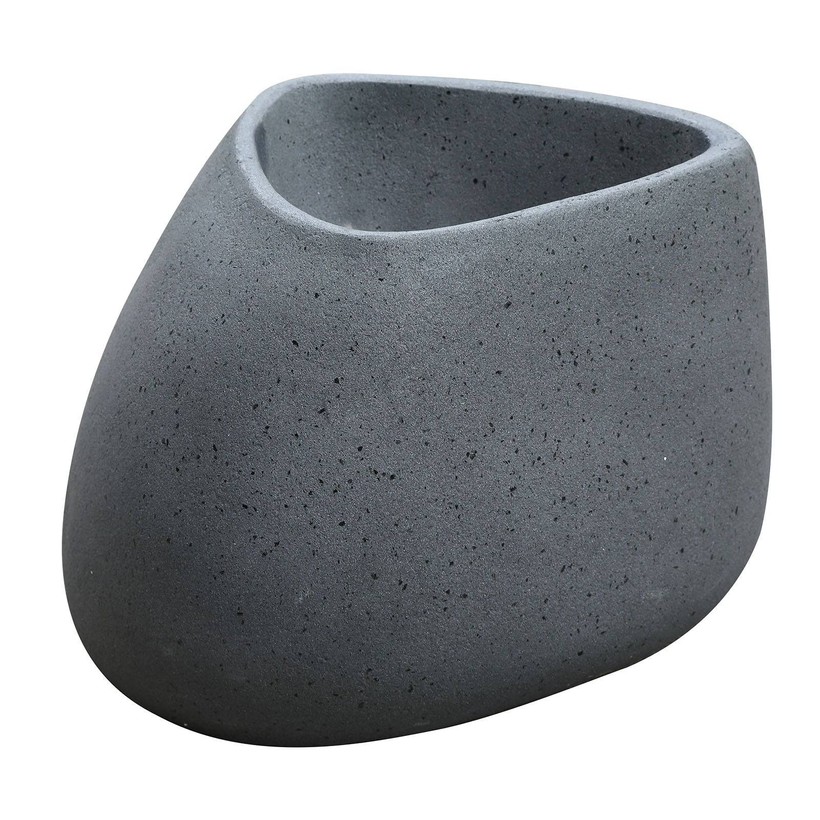 Set Of 3 Outdoor/Indoor Fiberglass Concrete Planter Box Xk-8177A+B+C - Planter Boxes - ebarza Furniture UAE | Shop Modern Furniture in Abu Dhabi & Dubai - مفروشات ايبازرا في الامارات | تسوق اثاث عصري وديكورات مميزة في دبي وابوظبي