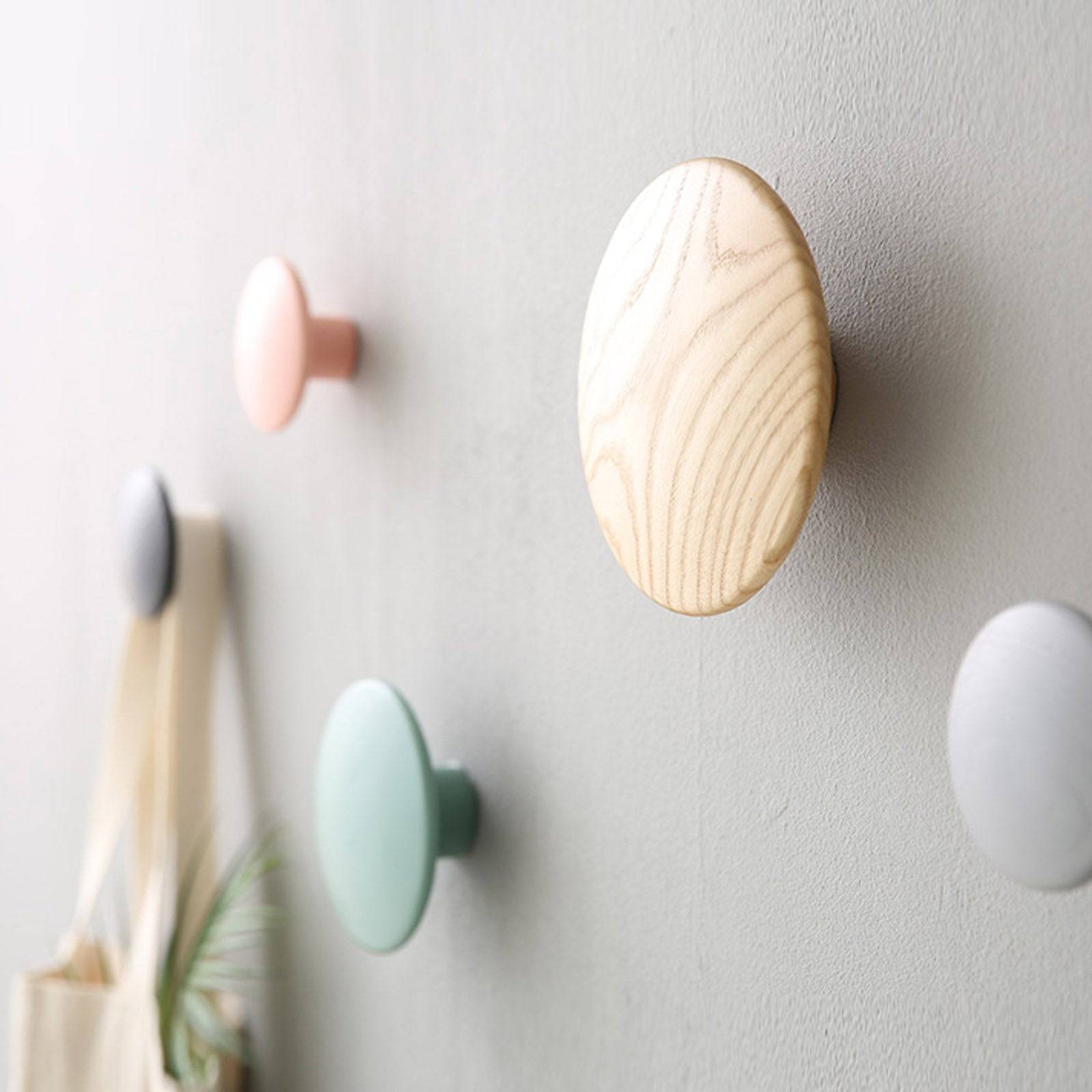 Set Of 5 Solid Wood Hanger Ch-029-Multi - Hangers - ebarza Furniture UAE | Shop Modern Furniture in Abu Dhabi & Dubai - مفروشات ايبازرا في الامارات | تسوق اثاث عصري وديكورات مميزة في دبي وابوظبي