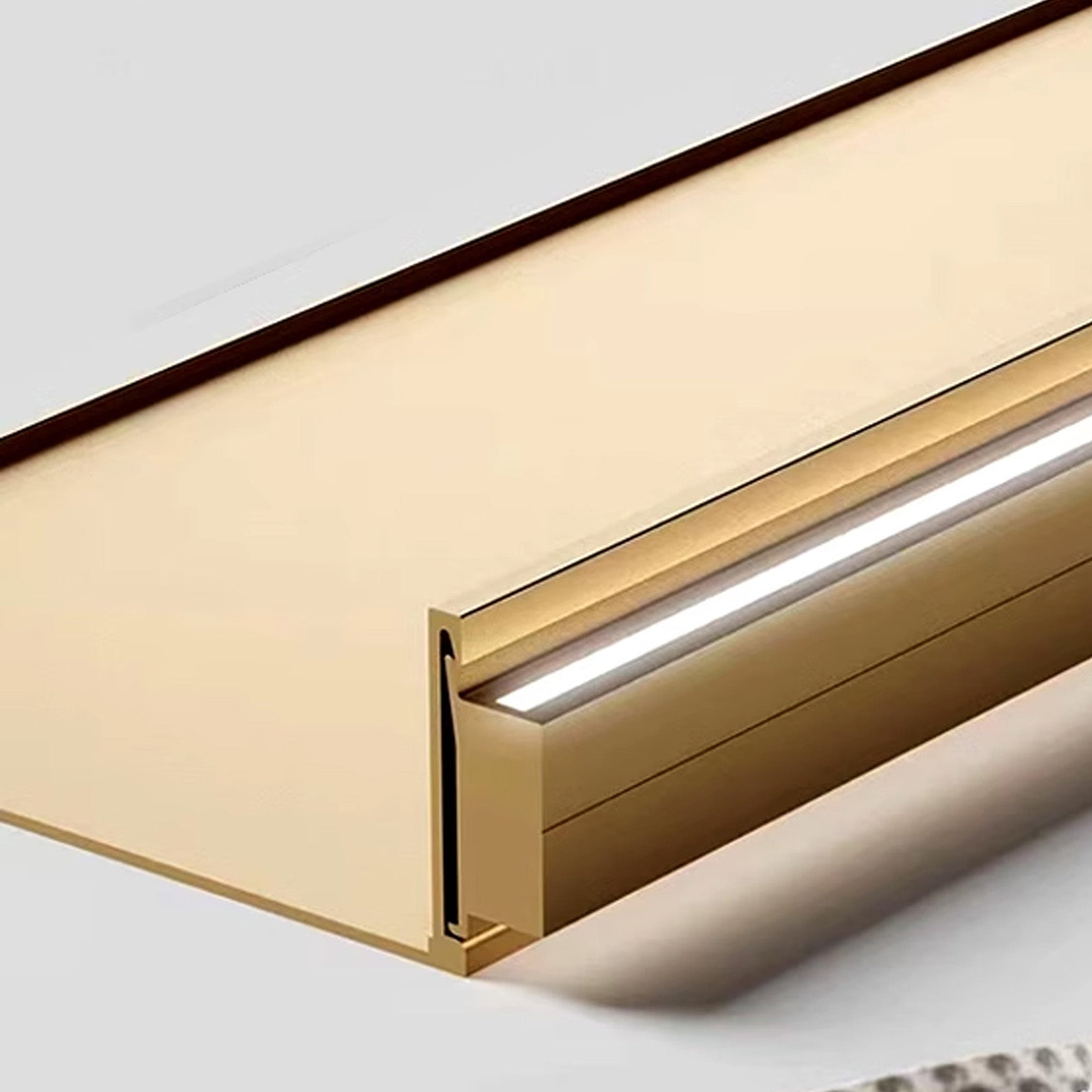 LED Aluminum Panel Light CH4-LT048-1.5cm-Brush Bronze Gold-With Plug-4000K - Wall Lamps - ebarza Furniture UAE | Shop Modern Furniture in Abu Dhabi & Dubai - مفروشات ايبازرا في الامارات | تسوق اثاث عصري وديكورات مميزة في دبي وابوظبي