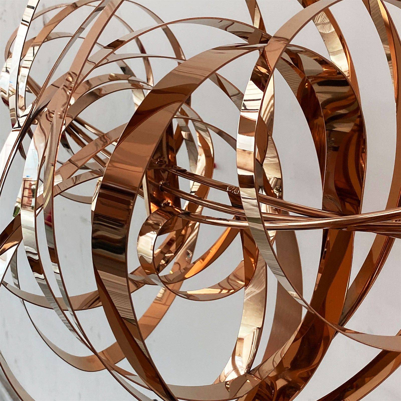 Shock Wave Handcrafted Stainless Steel Artwork Bj2020026 -  Artwork - ebarza Furniture UAE | Shop Modern Furniture in Abu Dhabi & Dubai - مفروشات ايبازرا في الامارات | تسوق اثاث عصري وديكورات مميزة في دبي وابوظبي