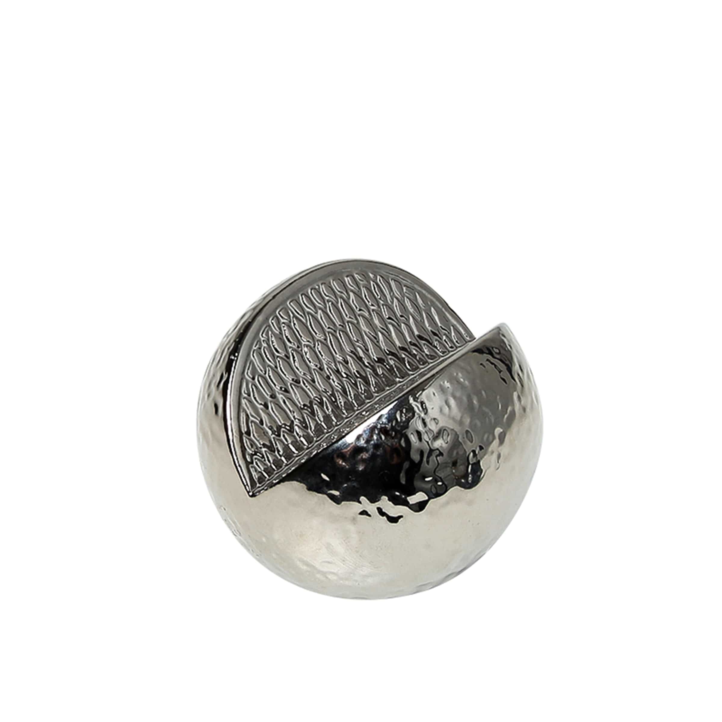 Silver Orange Ornament -A Fa-D21087A - Home Decor Figurines - ebarza Furniture UAE | Shop Modern Furniture in Abu Dhabi & Dubai - مفروشات ايبازرا في الامارات | تسوق اثاث عصري وديكورات مميزة في دبي وابوظبي