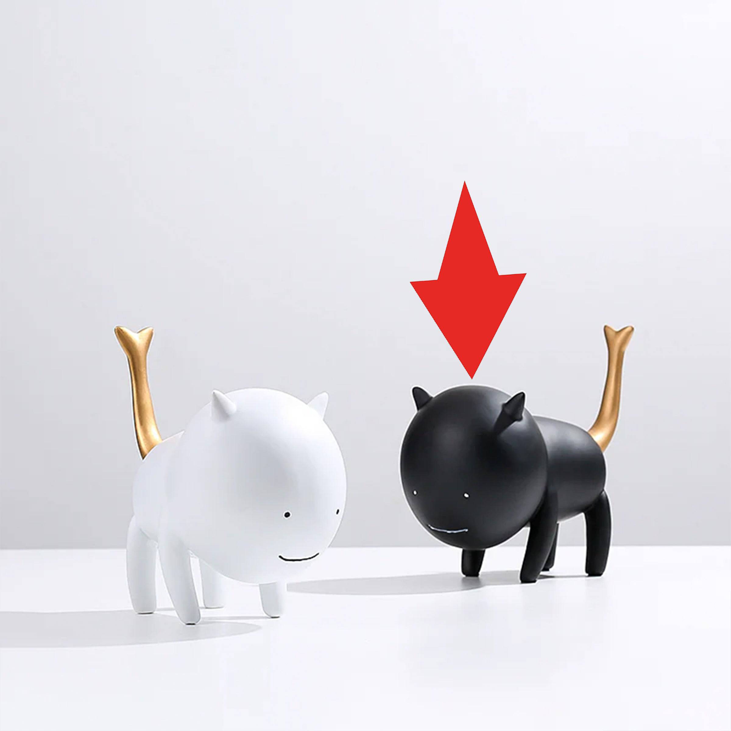 Simulation Cat Black Fc-Sz22008B - Home Decor Figurines - ebarza Furniture UAE | Shop Modern Furniture in Abu Dhabi & Dubai - مفروشات ايبازرا في الامارات | تسوق اثاث عصري وديكورات مميزة في دبي وابوظبي