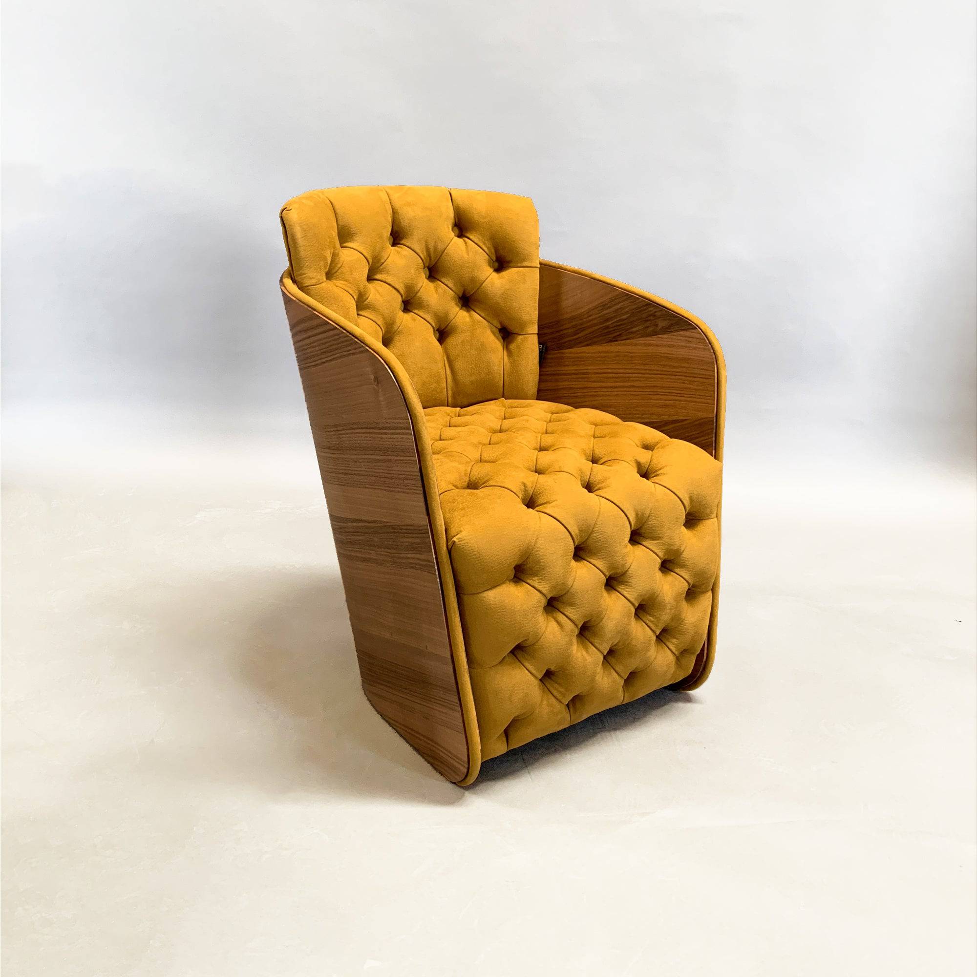 Sir Arm Chair Sir-Arm-Yellow - Armchairs - ebarza Furniture UAE | Shop Modern Furniture in Abu Dhabi & Dubai - مفروشات ايبازرا في الامارات | تسوق اثاث عصري وديكورات مميزة في دبي وابوظبي