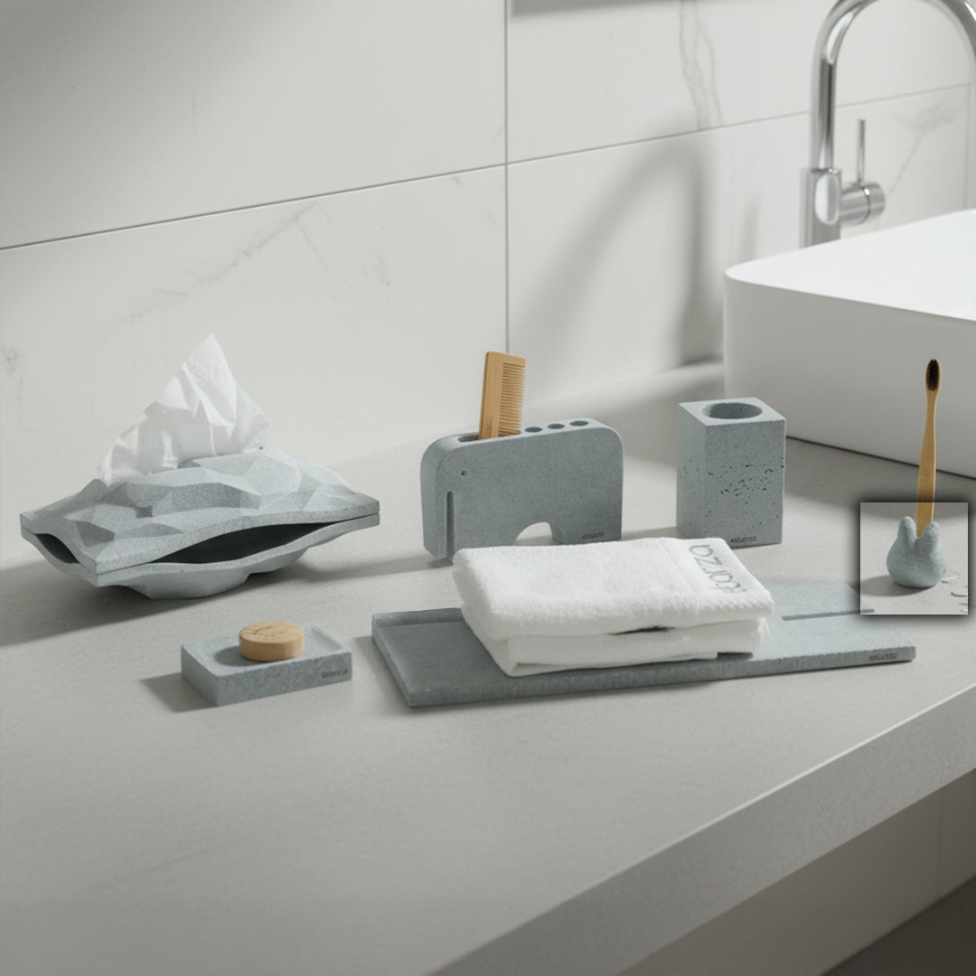 SKIVA Rabbit Toothbrush Holder THA04K - Bathroom Accessories - ebarza Furniture UAE | Shop Modern Furniture in Abu Dhabi & Dubai - مفروشات ايبازرا في الامارات | تسوق اثاث عصري وديكورات مميزة في دبي وابوظبي