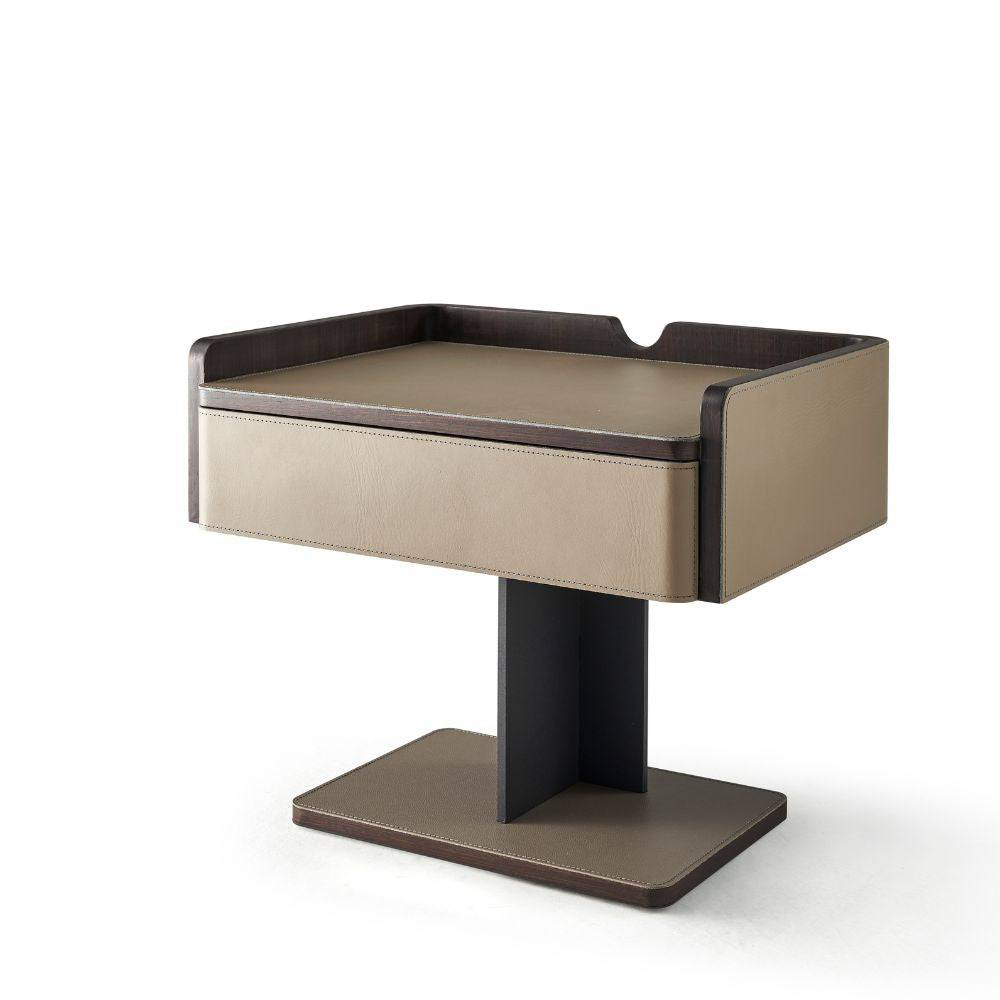 Sleek Bedside Table Ba-028A -  Side Tables - ebarza Furniture UAE | Shop Modern Furniture in Abu Dhabi & Dubai - مفروشات ايبازرا في الامارات | تسوق اثاث عصري وديكورات مميزة في دبي وابوظبي