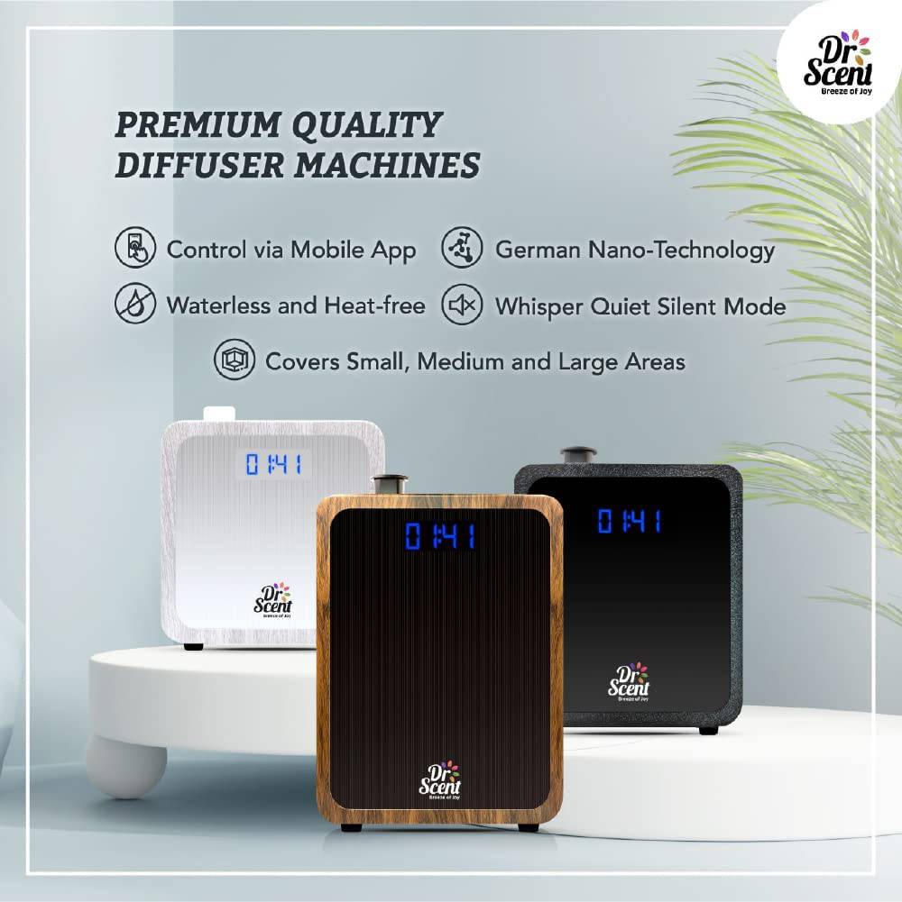 Smart Diffuser Machine With App | Dr Scent Wood (Medium) 20X20M | Dr-M-WOOD - Smart Diffusers - ebarza Furniture UAE | Shop Modern Furniture in Abu Dhabi & Dubai - مفروشات ايبازرا في الامارات | تسوق اثاث عصري وديكورات مميزة في دبي وابوظبي