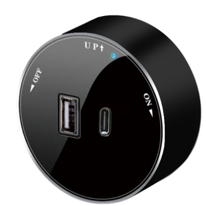 Universal USB-A&C Adapter AH04-CB - Power Track System - ebarza Furniture UAE | Shop Modern Furniture in Abu Dhabi & Dubai - مفروشات ايبازرا في الامارات | تسوق اثاث عصري وديكورات مميزة في دبي وابوظبي