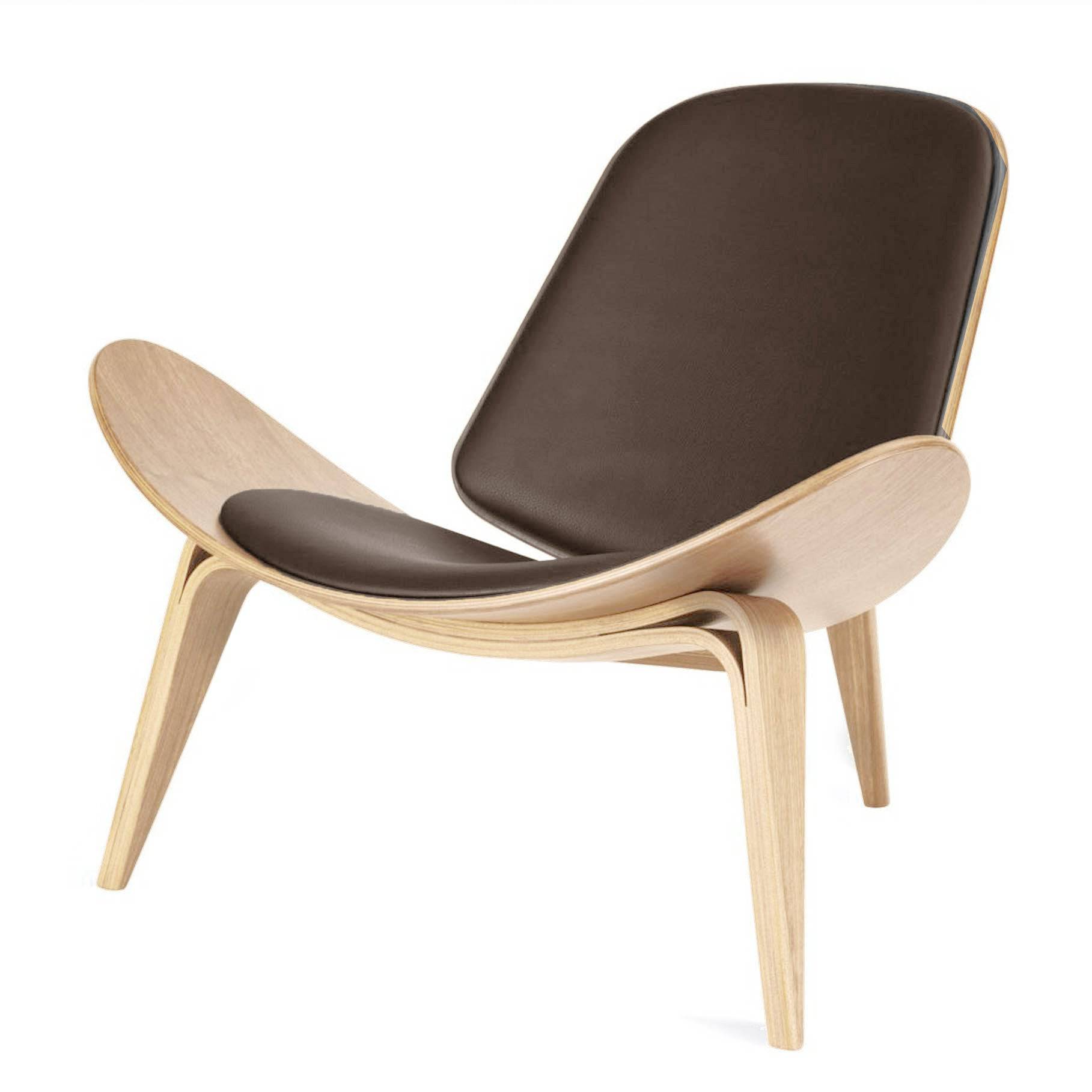 Smile Lounge Chair Bp8023-Nbr - Lounge Chairs - ebarza Furniture UAE | Shop Modern Furniture in Abu Dhabi & Dubai - مفروشات ايبازرا في الامارات | تسوق اثاث عصري وديكورات مميزة في دبي وابوظبي