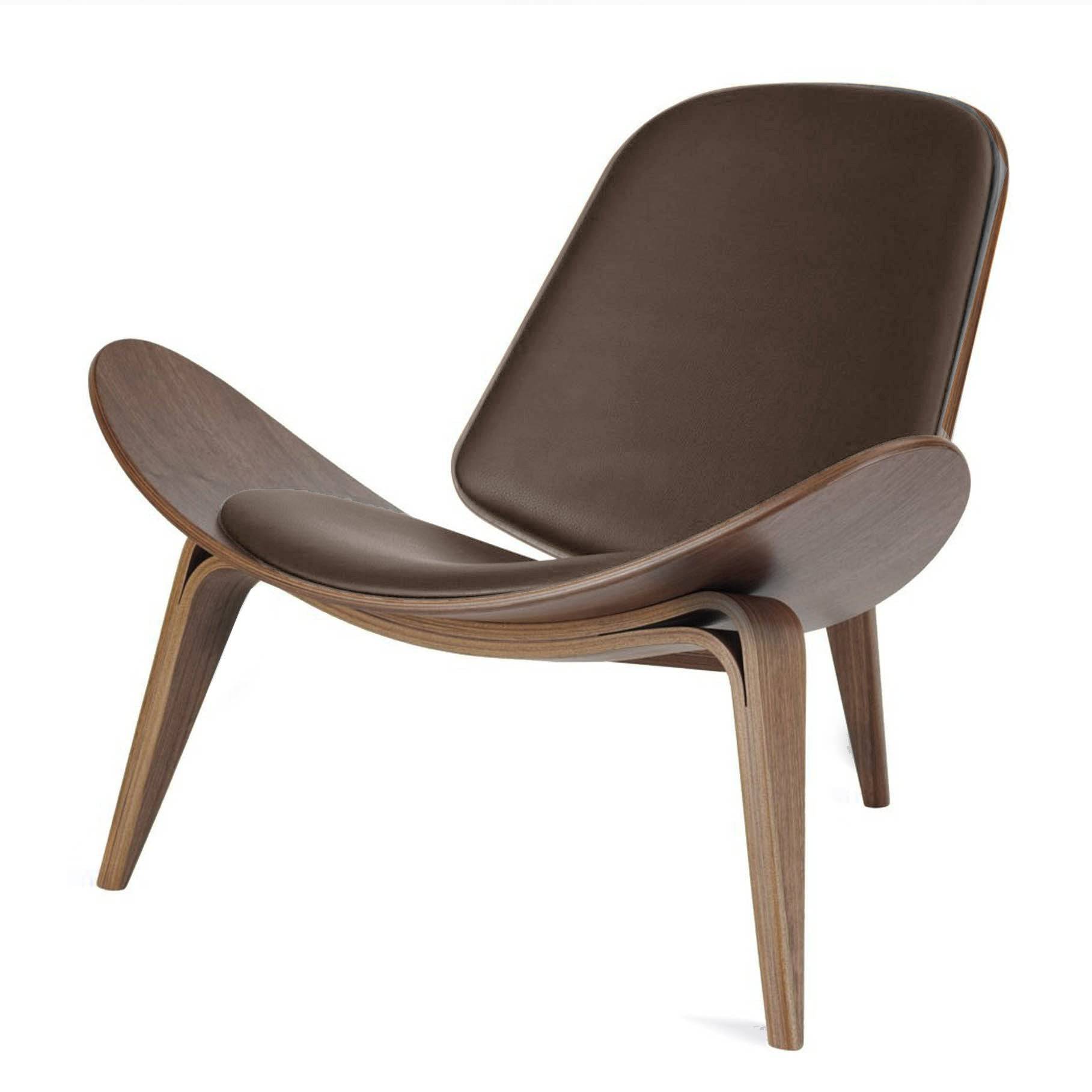 Smile Lounge Chair Bp8023-Wbr - Lounge Chairs - ebarza Furniture UAE | Shop Modern Furniture in Abu Dhabi & Dubai - مفروشات ايبازرا في الامارات | تسوق اثاث عصري وديكورات مميزة في دبي وابوظبي