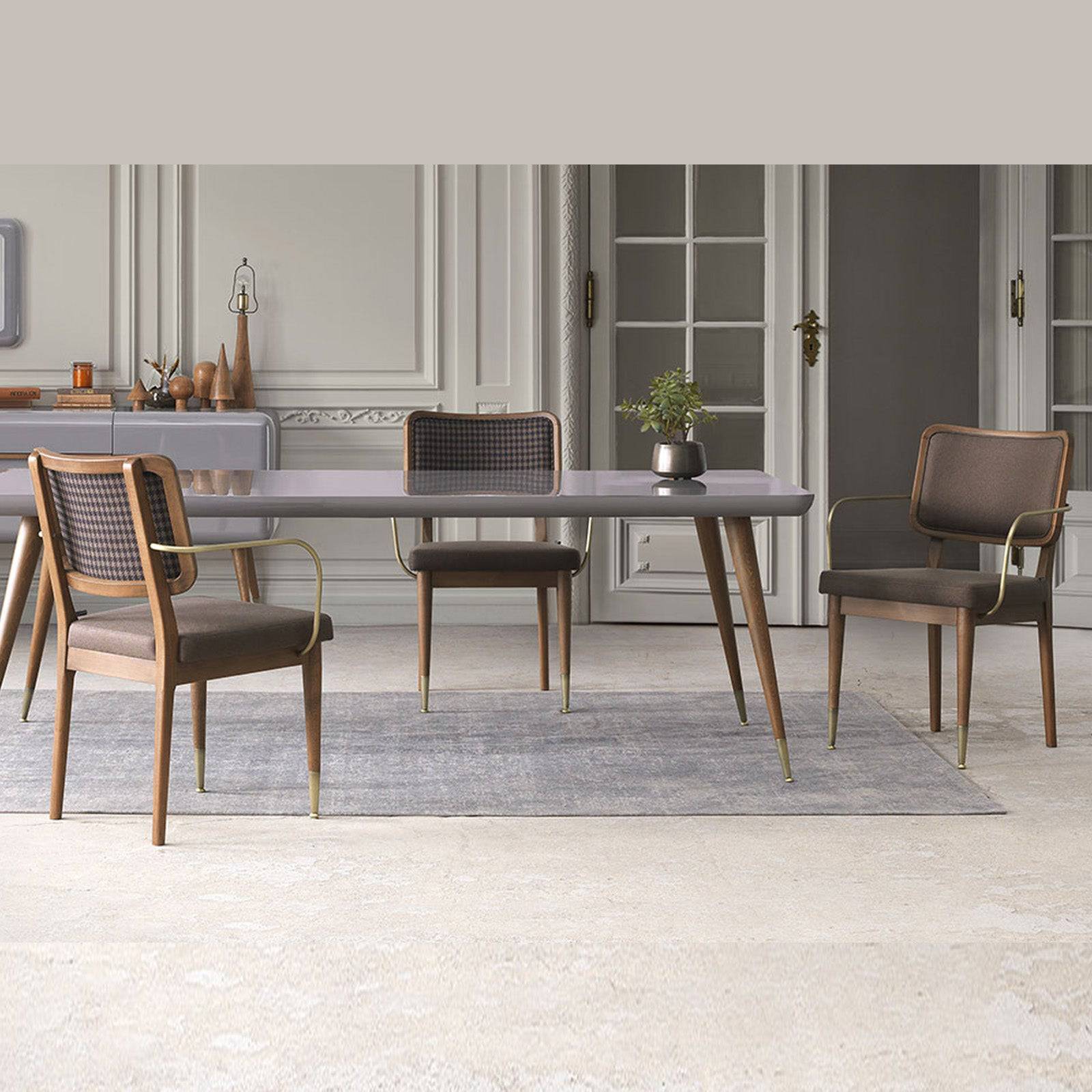 Soho Dining Chair Soho-Gold - Chairs - ebarza Furniture UAE | Shop Modern Furniture in Abu Dhabi & Dubai - مفروشات ايبازرا في الامارات | تسوق اثاث عصري وديكورات مميزة في دبي وابوظبي