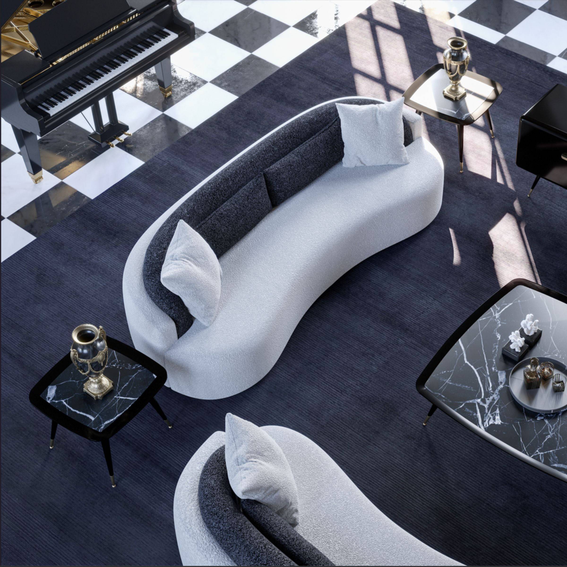 Soho Mounted 4 Seater Sofa Sh4S-Td -  Sofas - ebarza Furniture UAE | Shop Modern Furniture in Abu Dhabi & Dubai - مفروشات ايبازرا في الامارات | تسوق اثاث عصري وديكورات مميزة في دبي وابوظبي