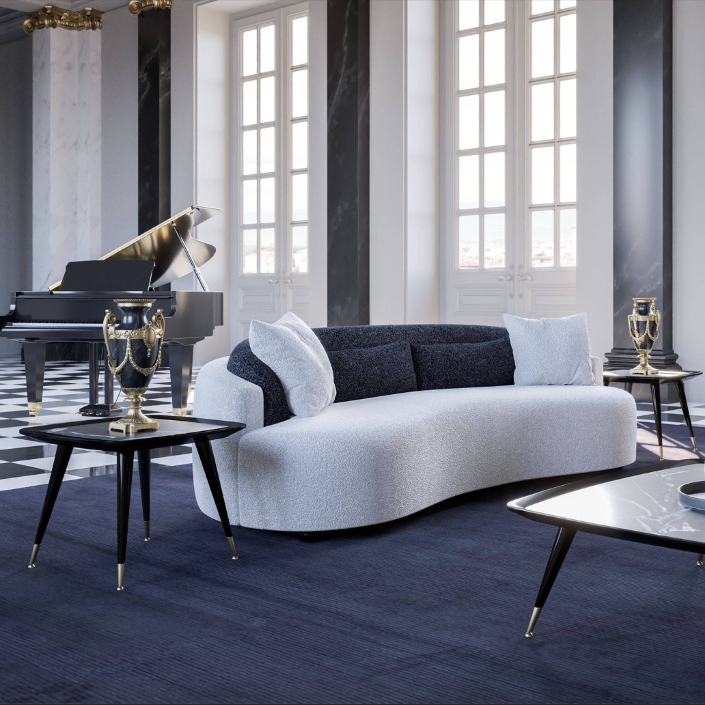Soho Mounted 4 Seater Sofa Sh4S-Td - Sofas - ebarza Furniture UAE | Shop Modern Furniture in Abu Dhabi & Dubai - مفروشات ايبازرا في الامارات | تسوق اثاث عصري وديكورات مميزة في دبي وابوظبي
