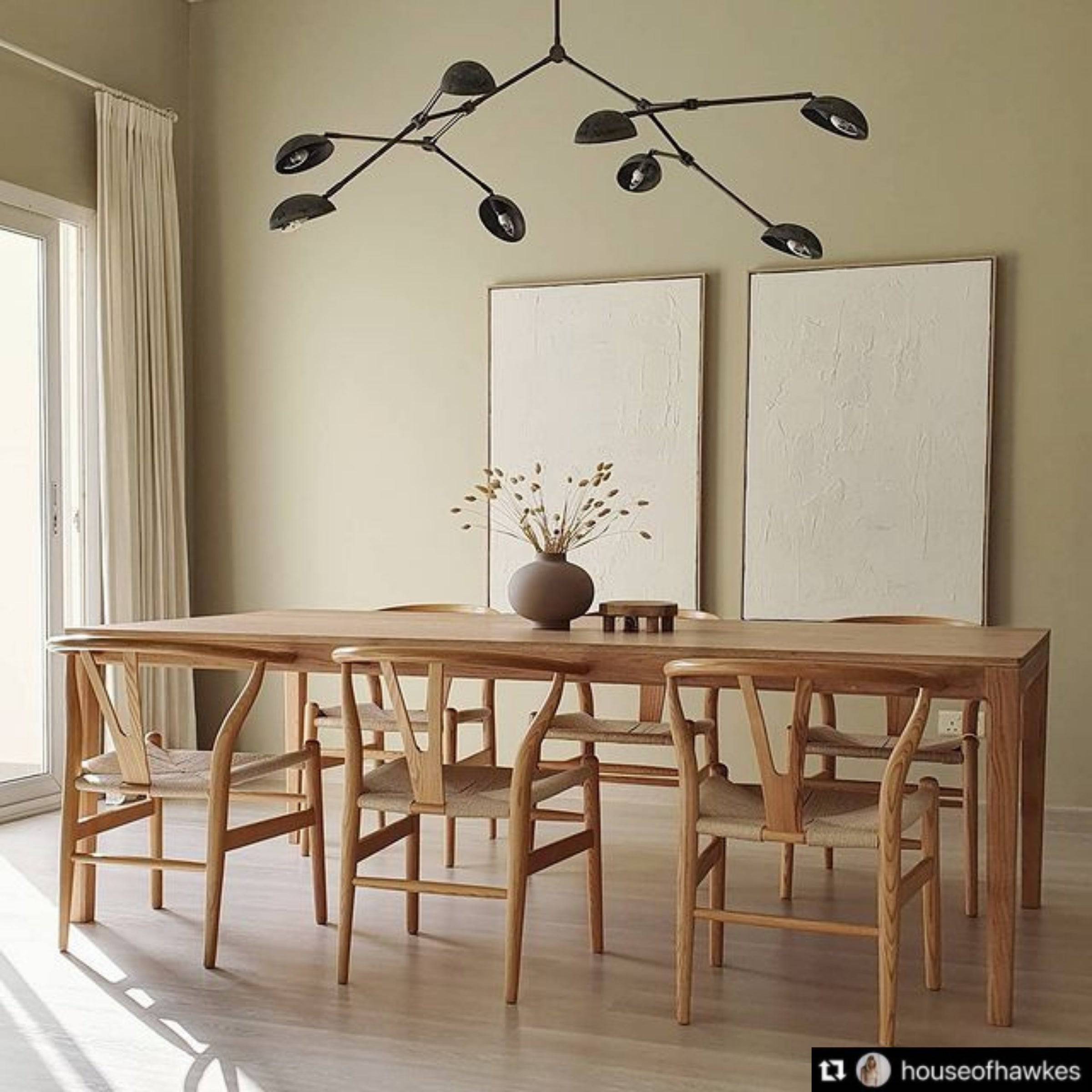 Solid Ash Wood And Natural Cord Seat Dining Chair Ws-001A-N - Chairs - ebarza Furniture UAE | Shop Modern Furniture in Abu Dhabi & Dubai - مفروشات ايبازرا في الامارات | تسوق اثاث عصري وديكورات مميزة في دبي وابوظبي