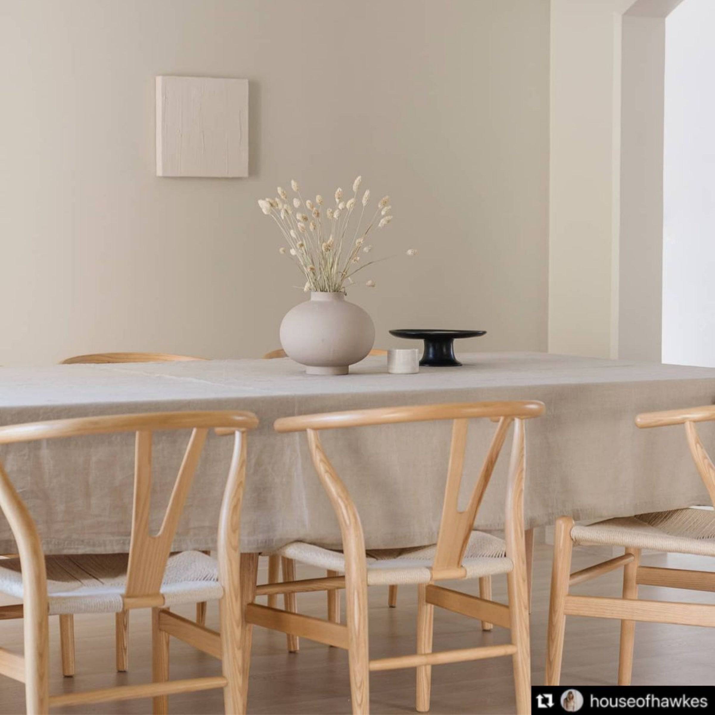 Solid Ash Wood And Natural Cord Seat Dining Chair Ws-001A-N - Chairs - ebarza Furniture UAE | Shop Modern Furniture in Abu Dhabi & Dubai - مفروشات ايبازرا في الامارات | تسوق اثاث عصري وديكورات مميزة في دبي وابوظبي