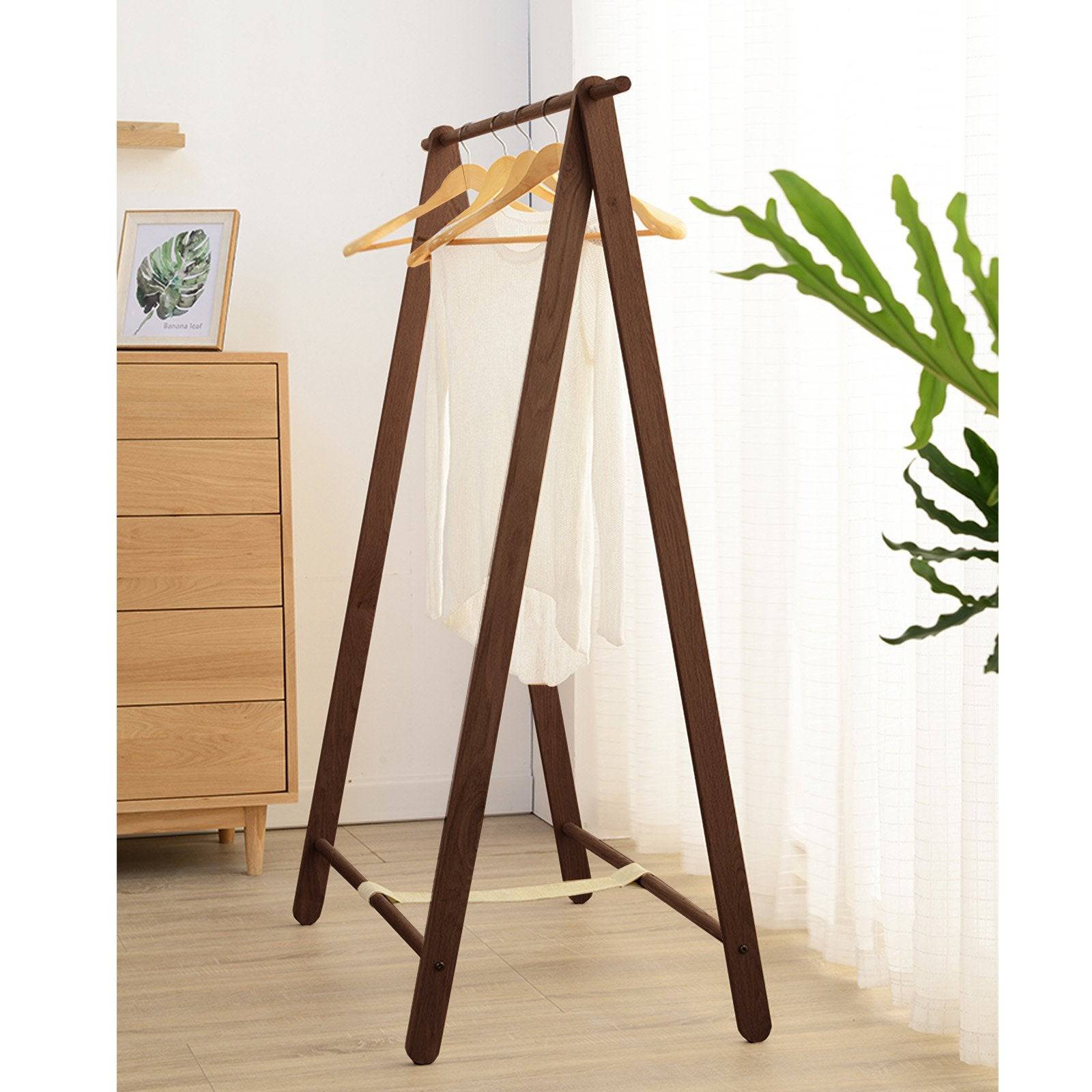 Solid Wood Hanger Ch-025-W - Hangers - ebarza Furniture UAE | Shop Modern Furniture in Abu Dhabi & Dubai - مفروشات ايبازرا في الامارات | تسوق اثاث عصري وديكورات مميزة في دبي وابوظبي