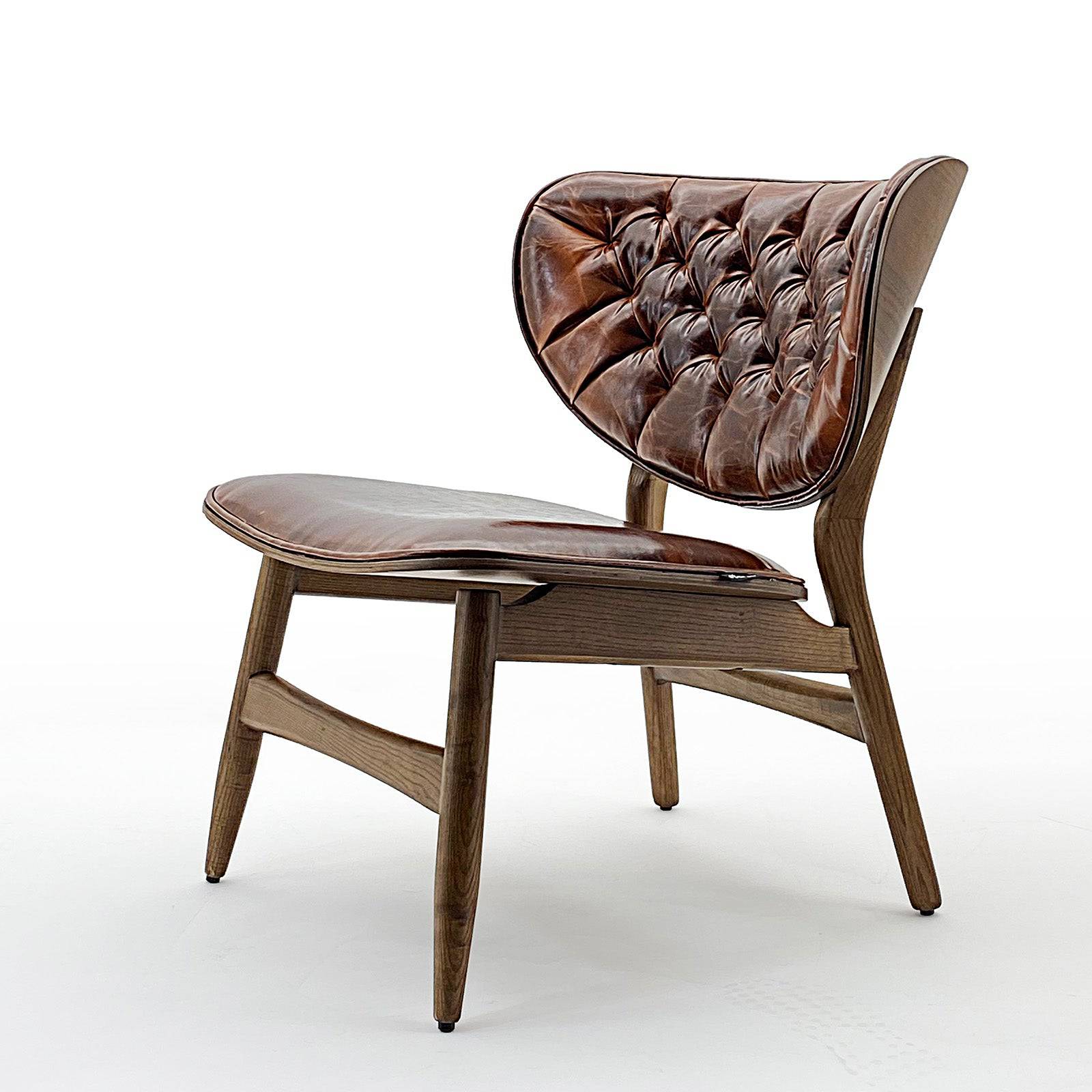 AS IS - Solo Flora Lounge Chair Solo-Vintage Brown - DISPLAY ITEM - ebarza Furniture UAE | Shop Modern Furniture in Abu Dhabi & Dubai - مفروشات ايبازرا في الامارات | تسوق اثاث عصري وديكورات مميزة في دبي وابوظبي
