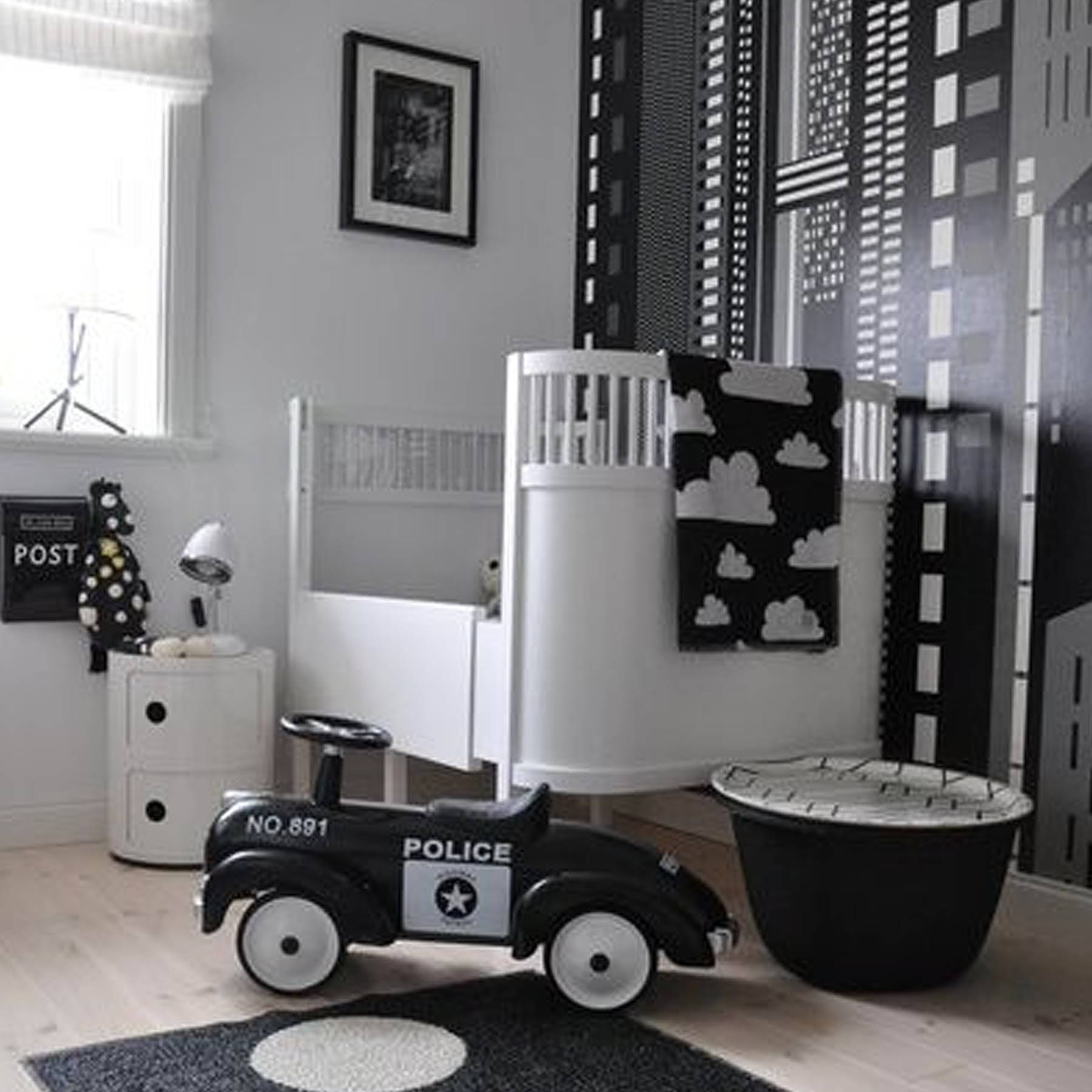 Storage/Bedside Table Bb-02-B - Side Tables - ebarza Furniture UAE | Shop Modern Furniture in Abu Dhabi & Dubai - مفروشات ايبازرا في الامارات | تسوق اثاث عصري وديكورات مميزة في دبي وابوظبي