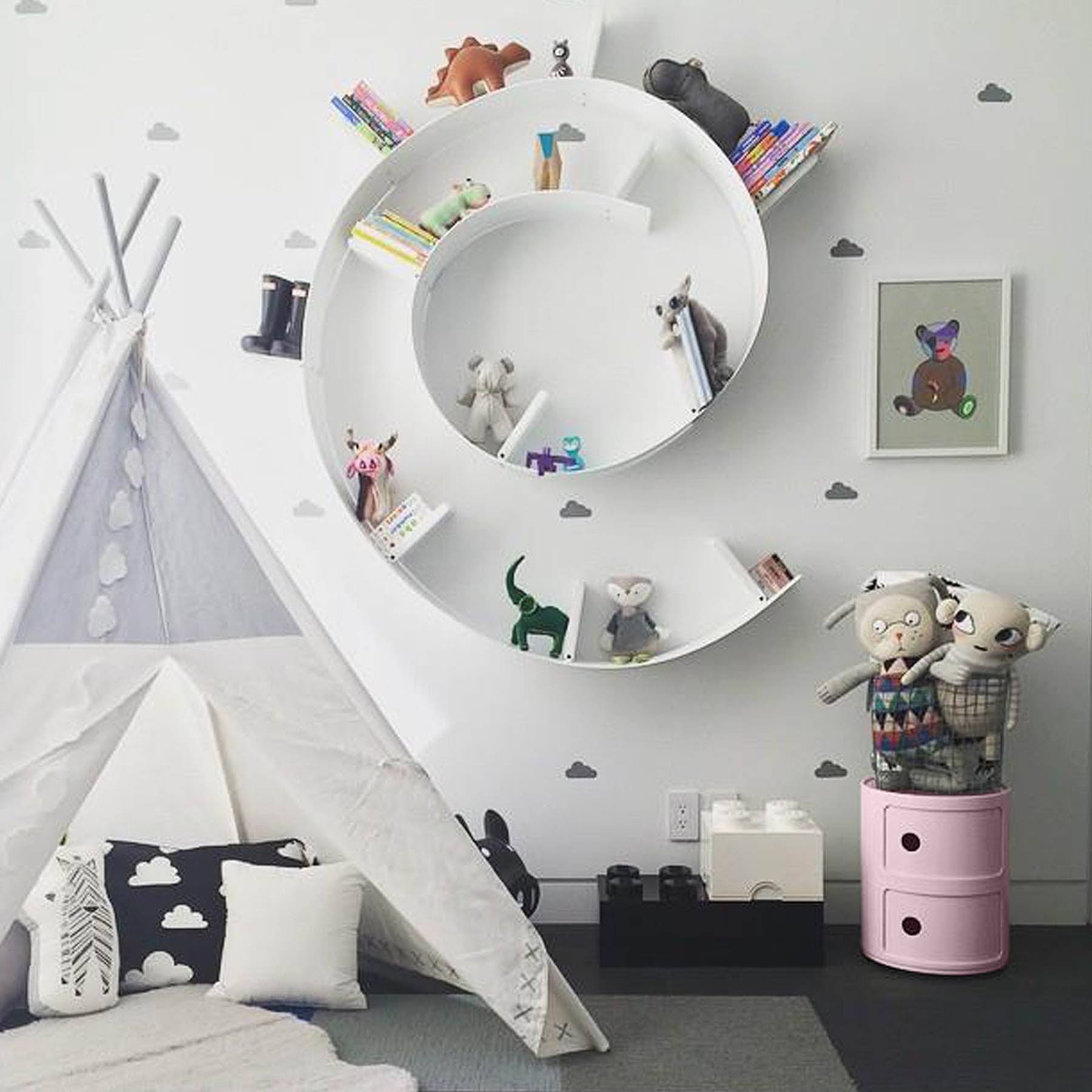 Storage/Bedside Table Bb-02-P - Side Tables - ebarza Furniture UAE | Shop Modern Furniture in Abu Dhabi & Dubai - مفروشات ايبازرا في الامارات | تسوق اثاث عصري وديكورات مميزة في دبي وابوظبي