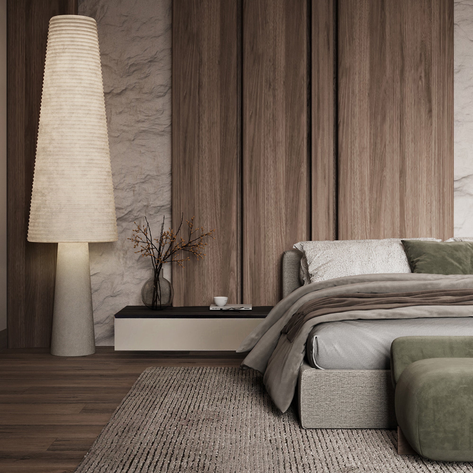 Suspended / Hanged Modular Wall Unit / Dresser / TV Unit 160CM MLL-CUS01-M5 Beige - Storage/TV Unites - ebarza Furniture UAE | Shop Modern Furniture in Abu Dhabi & Dubai - مفروشات ايبازرا في الامارات | تسوق اثاث عصري وديكورات مميزة في دبي وابوظبي