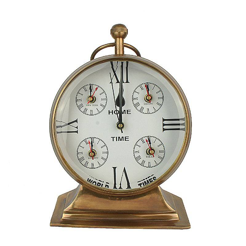 Table Clock Fl-Y0212 -  Clocks - ebarza Furniture UAE | Shop Modern Furniture in Abu Dhabi & Dubai - مفروشات ايبازرا في الامارات | تسوق اثاث عصري وديكورات مميزة في دبي وابوظبي
