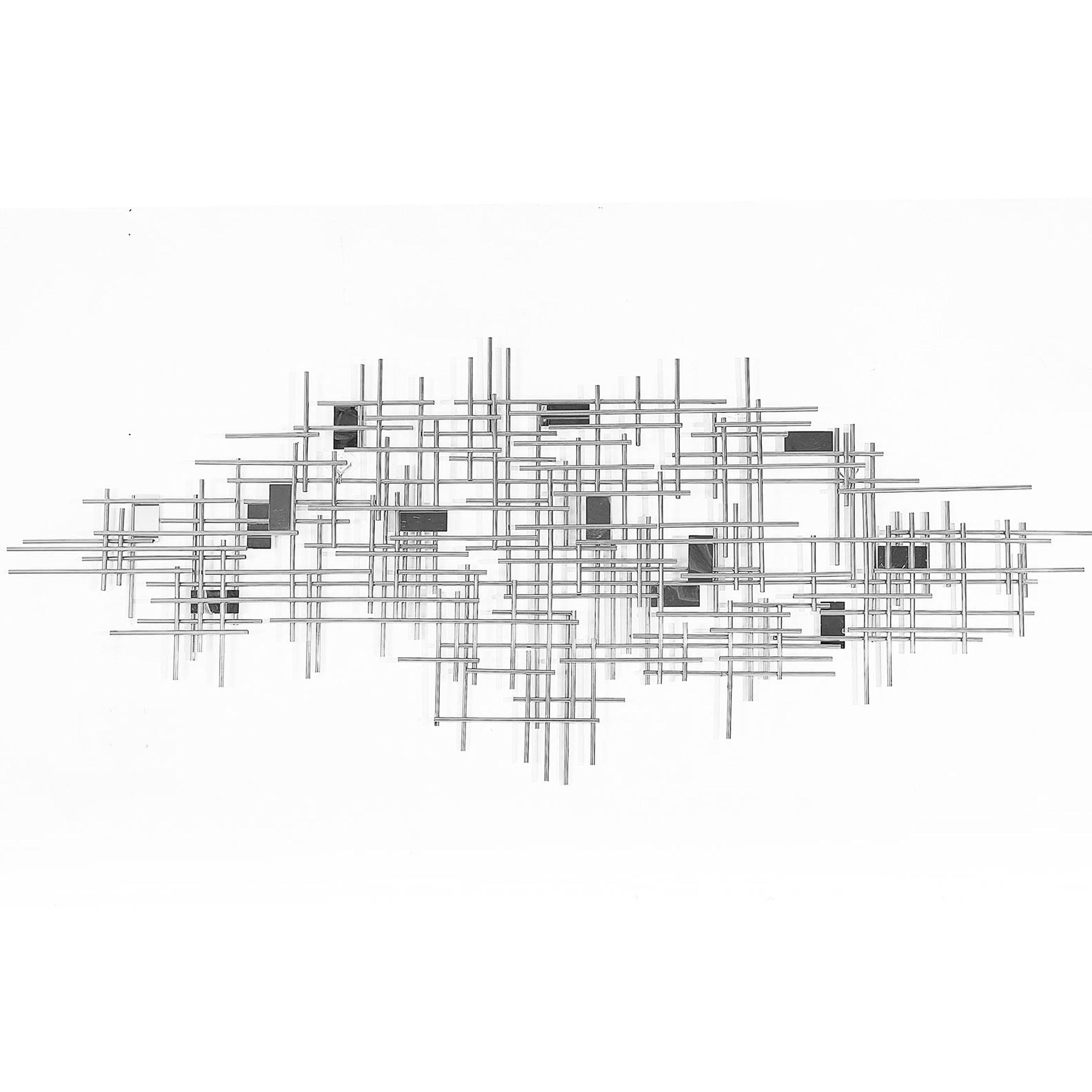 Tangle Handcrafted Stainless Steel Artwork B0035- Z08035-C - Artwork - ebarza Furniture UAE | Shop Modern Furniture in Abu Dhabi & Dubai - مفروشات ايبازرا في الامارات | تسوق اثاث عصري وديكورات مميزة في دبي وابوظبي
