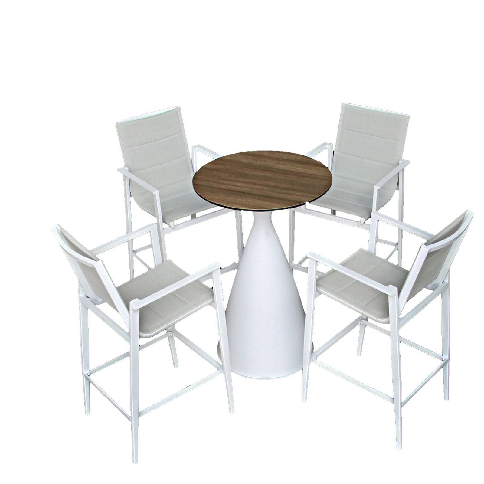 Tango Aluminum Outdoor Bar Table Aether-Bar-W-Table - Bar Tables - ebarza Furniture UAE | Shop Modern Furniture in Abu Dhabi & Dubai - مفروشات ايبازرا في الامارات | تسوق اثاث عصري وديكورات مميزة في دبي وابوظبي