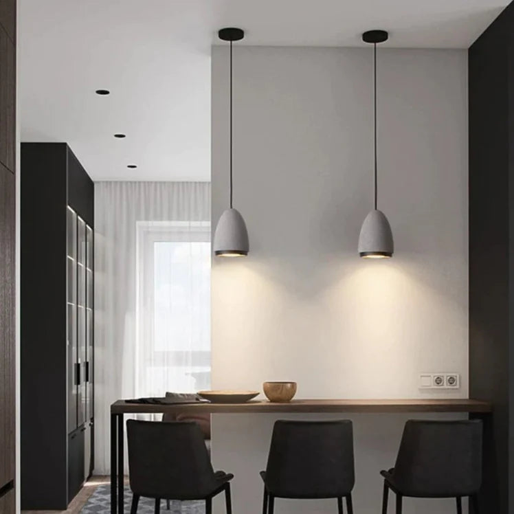 Cement Pendant Lamp FY-PEAC336A - Pendant Lamps - ebarza Furniture UAE | Shop Modern Furniture in Abu Dhabi & Dubai - مفروشات ايبازرا في الامارات | تسوق اثاث عصري وديكورات مميزة في دبي وابوظبي