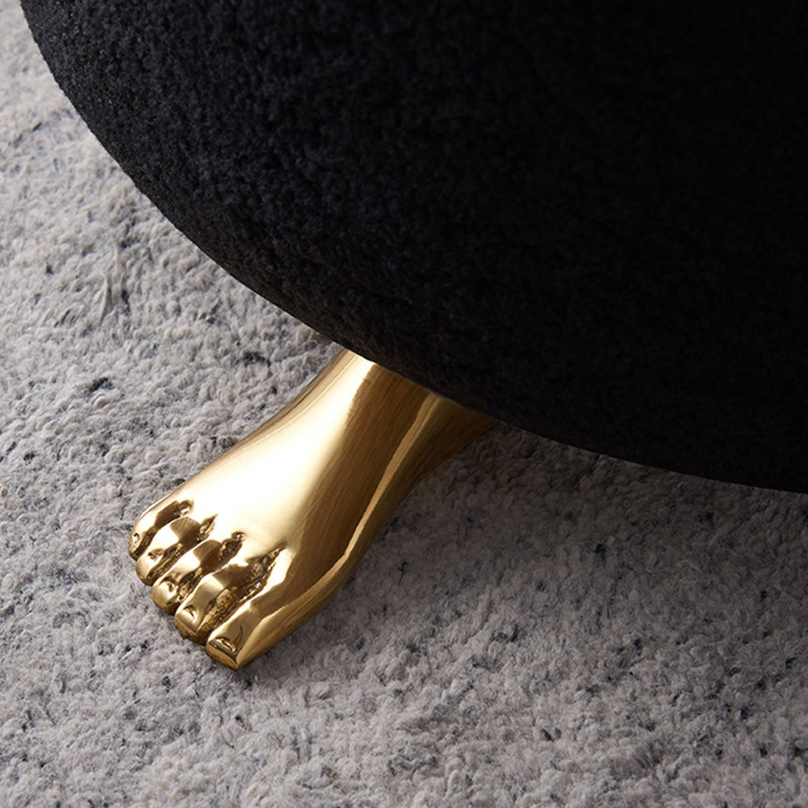 Terni Copper Stool Tg-413-R - Poufs - ebarza Furniture UAE | Shop Modern Furniture in Abu Dhabi & Dubai - مفروشات ايبازرا في الامارات | تسوق اثاث عصري وديكورات مميزة في دبي وابوظبي