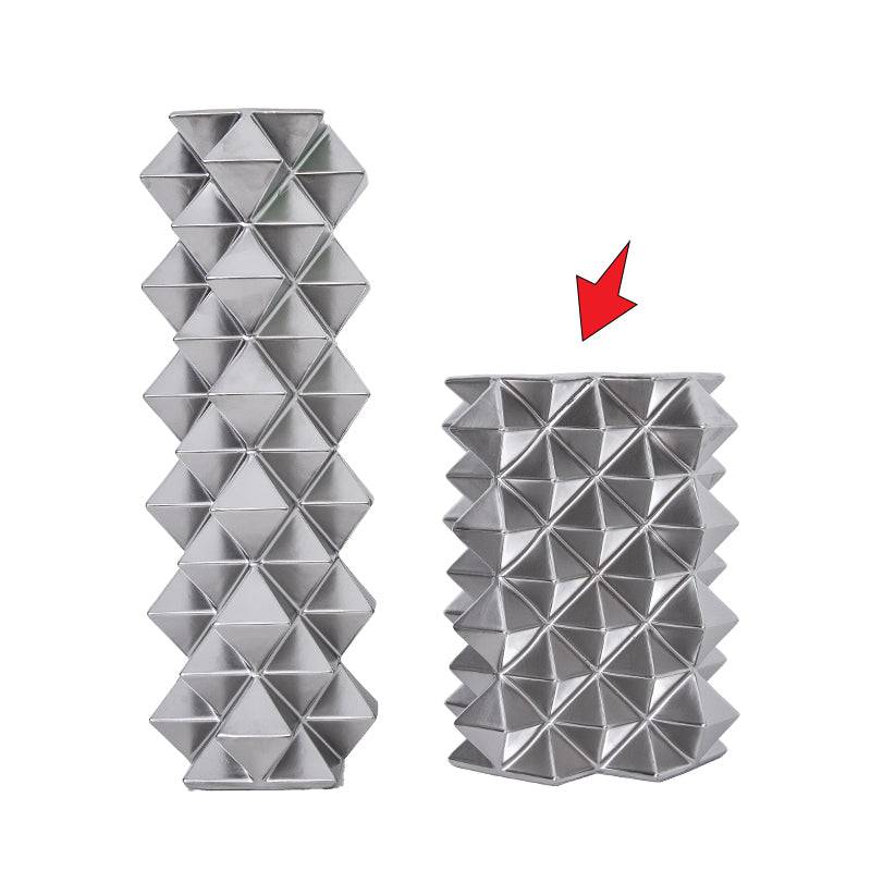 Tetrahedrons Element Vase -B Fa-D2126B - Vases - ebarza Furniture UAE | Shop Modern Furniture in Abu Dhabi & Dubai - مفروشات ايبازرا في الامارات | تسوق اثاث عصري وديكورات مميزة في دبي وابوظبي