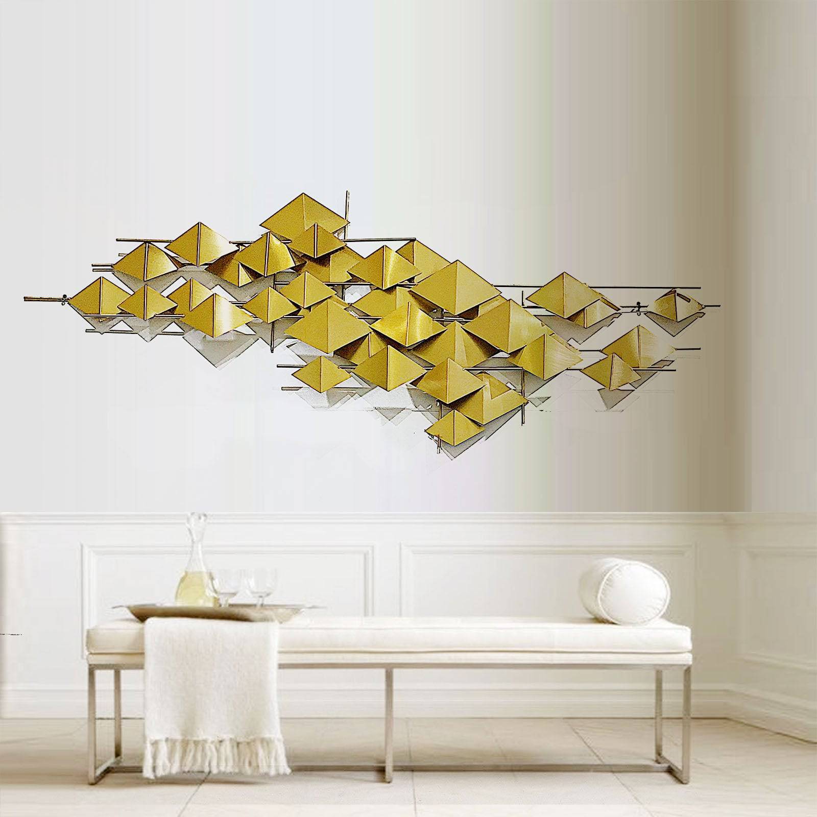 Display Item - The Flock Handcrafted Stainless Steel Artwork Z08023-G Nakheel - DISPLAY ITEM - ebarza Furniture UAE | Shop Modern Furniture in Abu Dhabi & Dubai - مفروشات ايبازرا في الامارات | تسوق اثاث عصري وديكورات مميزة في دبي وابوظبي