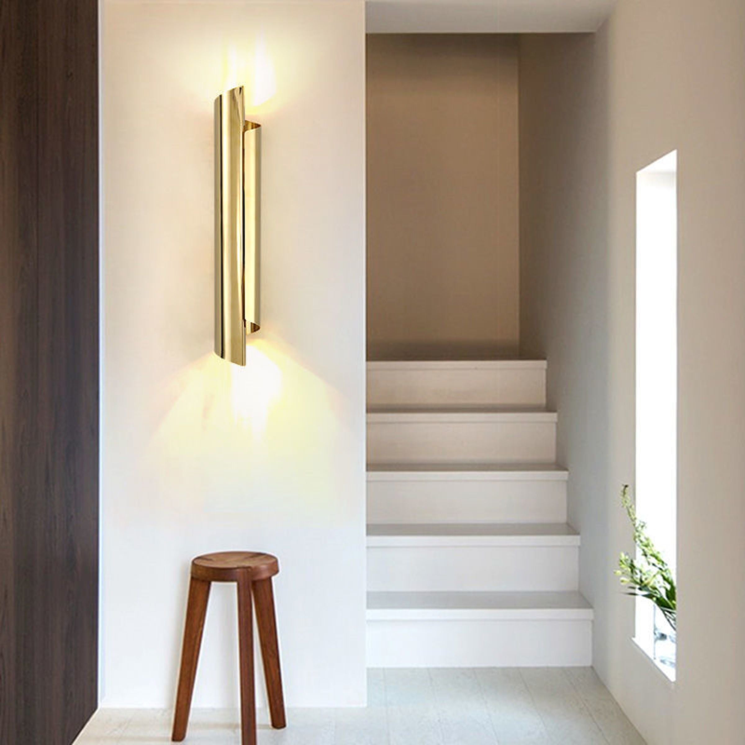 Pre-order 35 Days Delivery The Golden Roll Wall Lamp CY-BD-1025 - Wall Lamps - ebarza Furniture UAE | Shop Modern Furniture in Abu Dhabi & Dubai - مفروشات ايبازرا في الامارات | تسوق اثاث عصري وديكورات مميزة في دبي وابوظبي