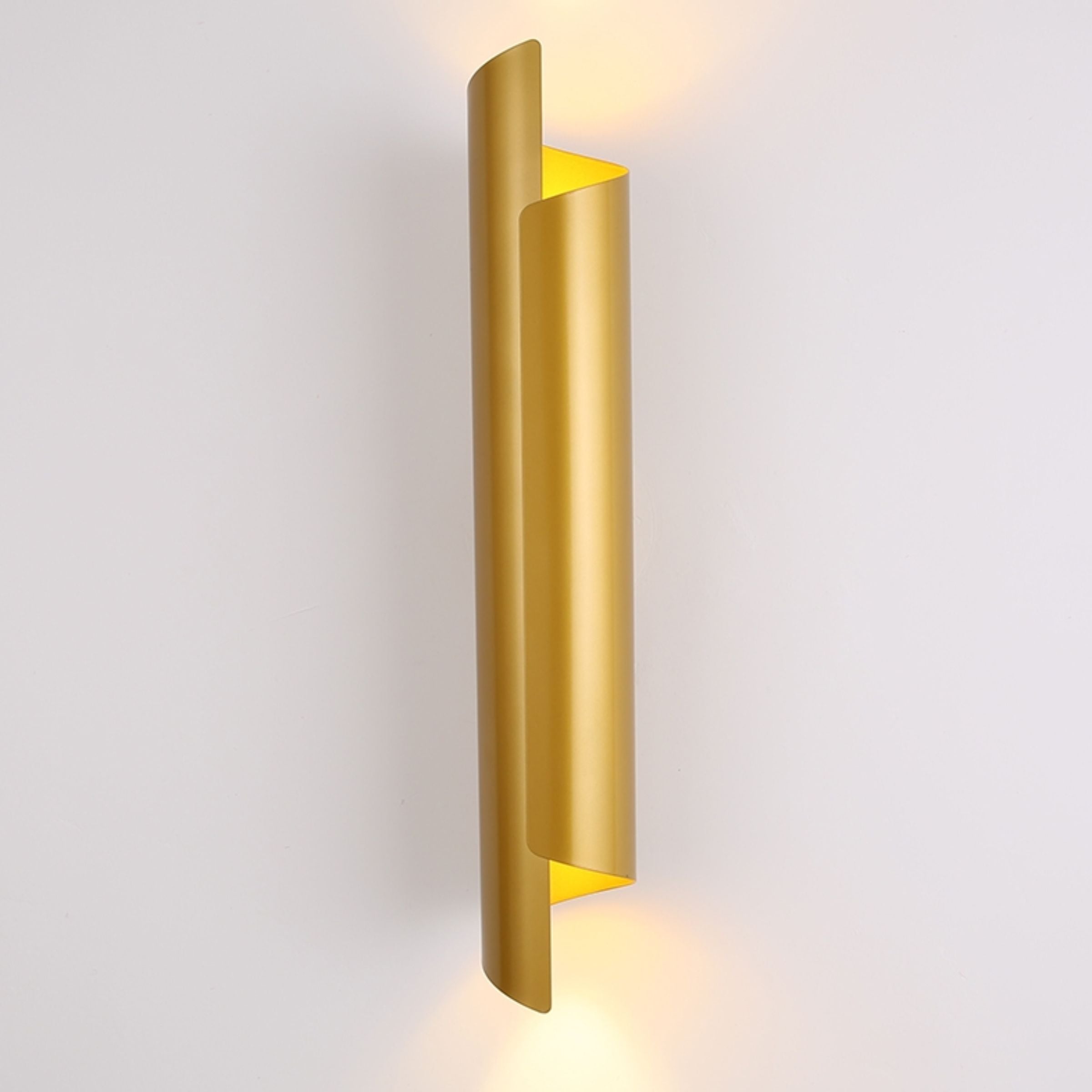 Pre-order 35 Days Delivery The Golden Roll Wall Lamp CY-BD-1025 - Wall Lamps - ebarza Furniture UAE | Shop Modern Furniture in Abu Dhabi & Dubai - مفروشات ايبازرا في الامارات | تسوق اثاث عصري وديكورات مميزة في دبي وابوظبي